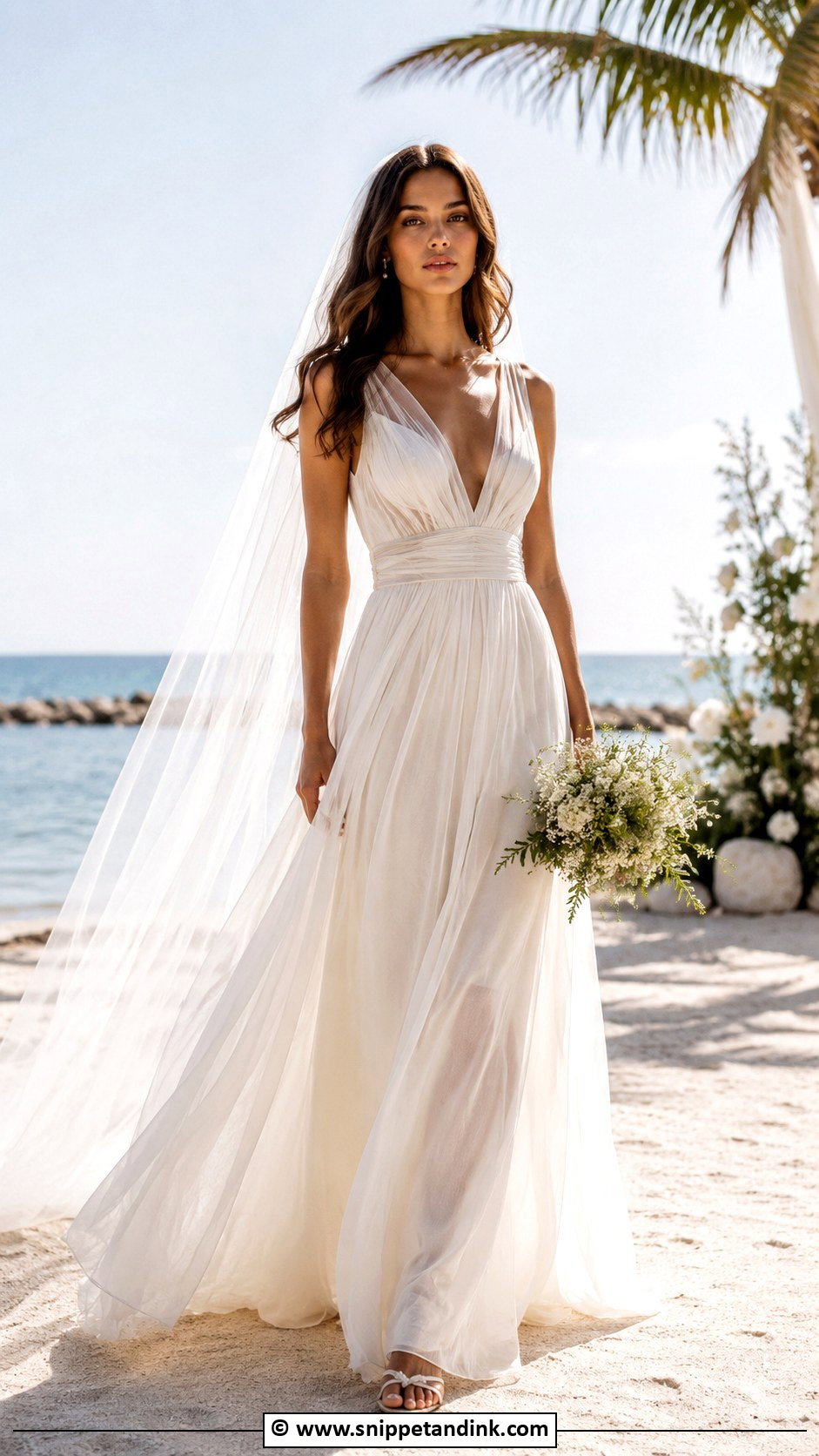 Dior Beach Wedding Dress - Snippet and Ink - 30 Dior Wedding Dress Ideas