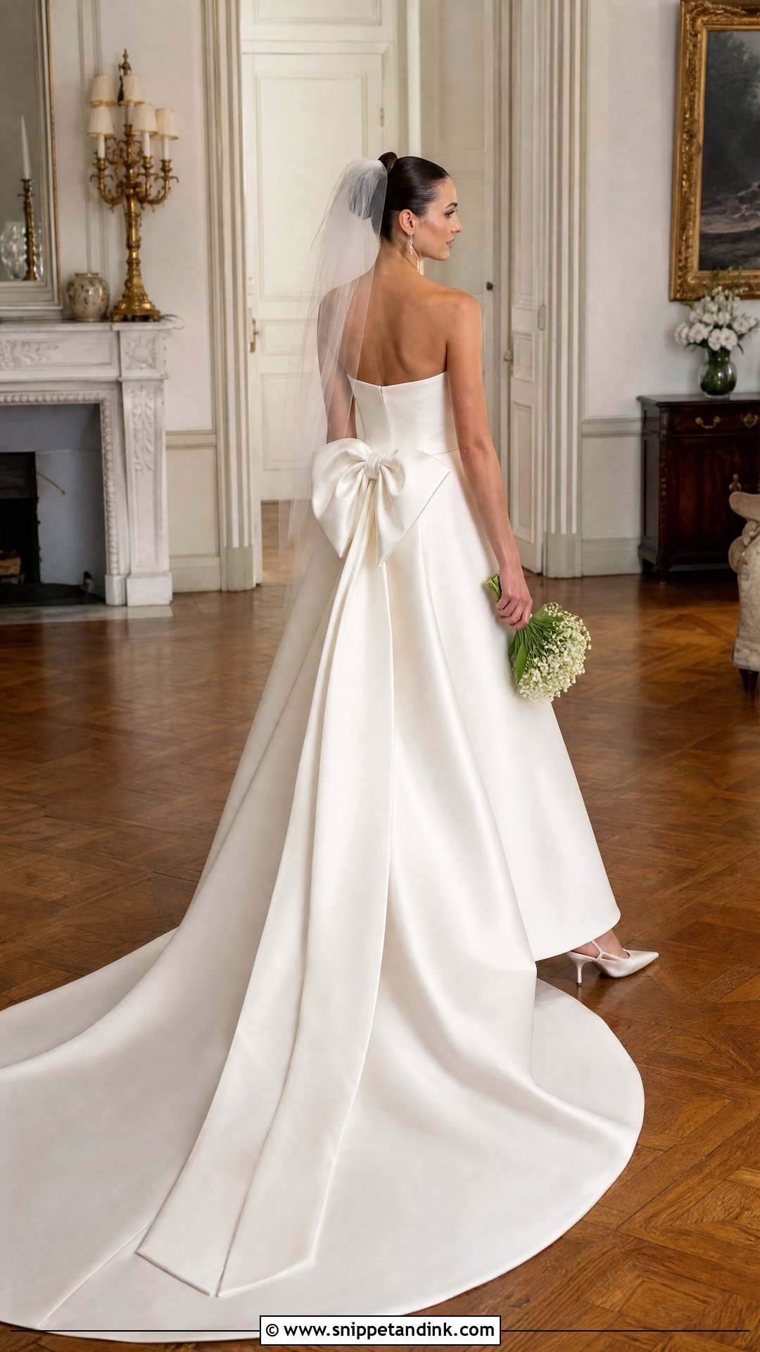 Dior Bow Back Wedding Gown - Snippet and Ink - 20 Dior Wedding Gown Ideas