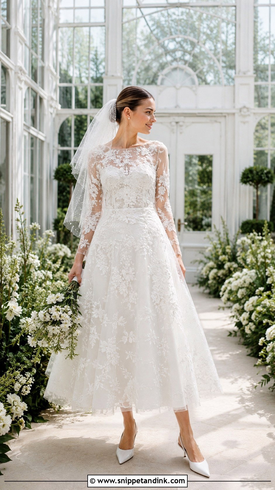 Dior Bride Floral Applique Gown - Snippet and Ink - 20 Dior Bride Ideas