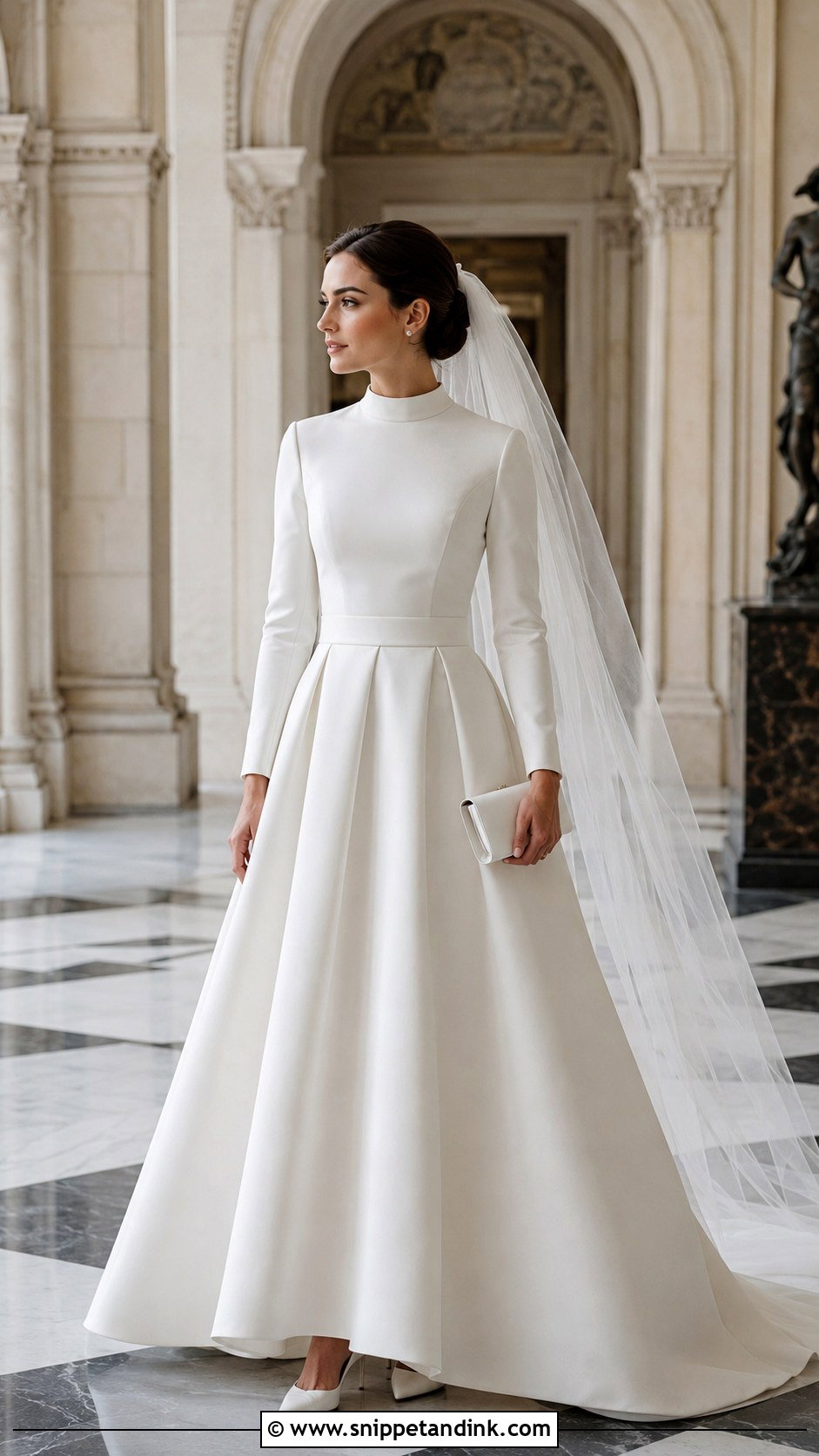 Dior Bride High Neck Wedding Gown - Snippet and Ink - 20 Dior Bride Ideas