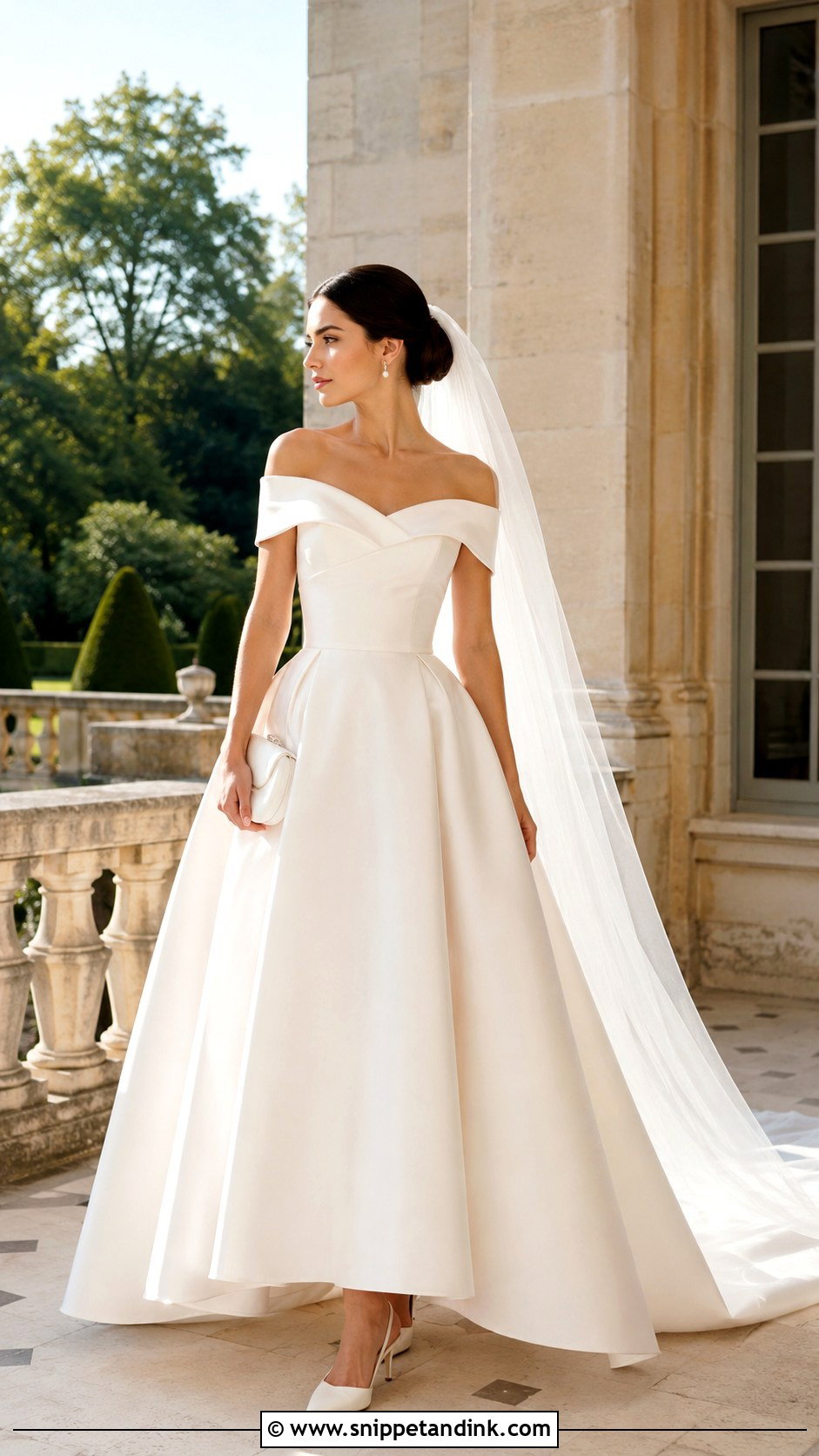 Dior Bride Off Shoulder Gown - Snippet and Ink - 20 Dior Bride Ideas