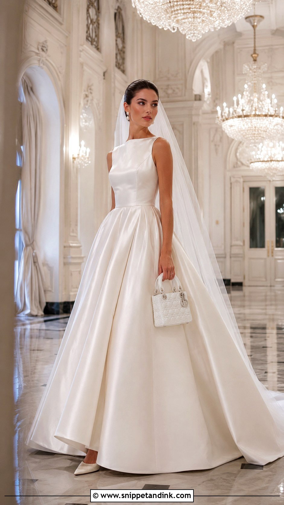 Dior Bride Satin Ball Gown - Snippet and Ink - 20 Dior Bride Ideas