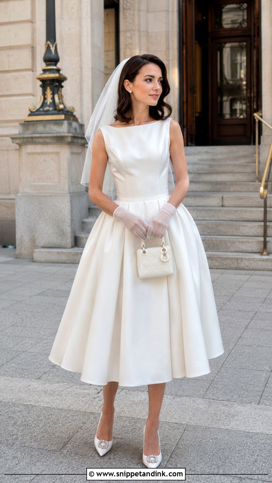 Dior Bride Tea Length Wedding Dress - Snippet and Ink - 20 Dior Bride Ideas