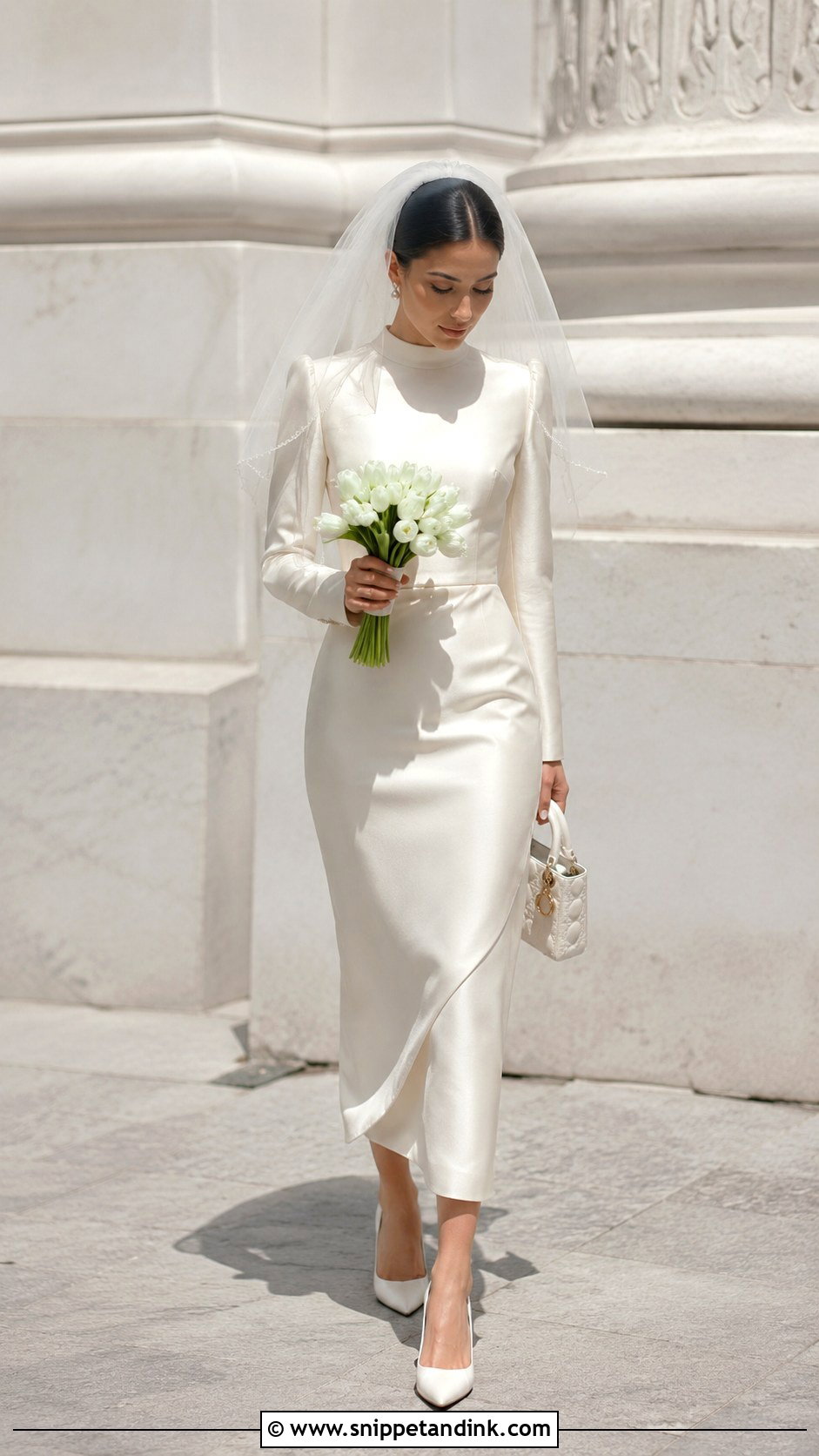 Dior Courthouse Wedding Dress - Snippet and Ink - 25 Christian Dior Wedding Dress Ideas