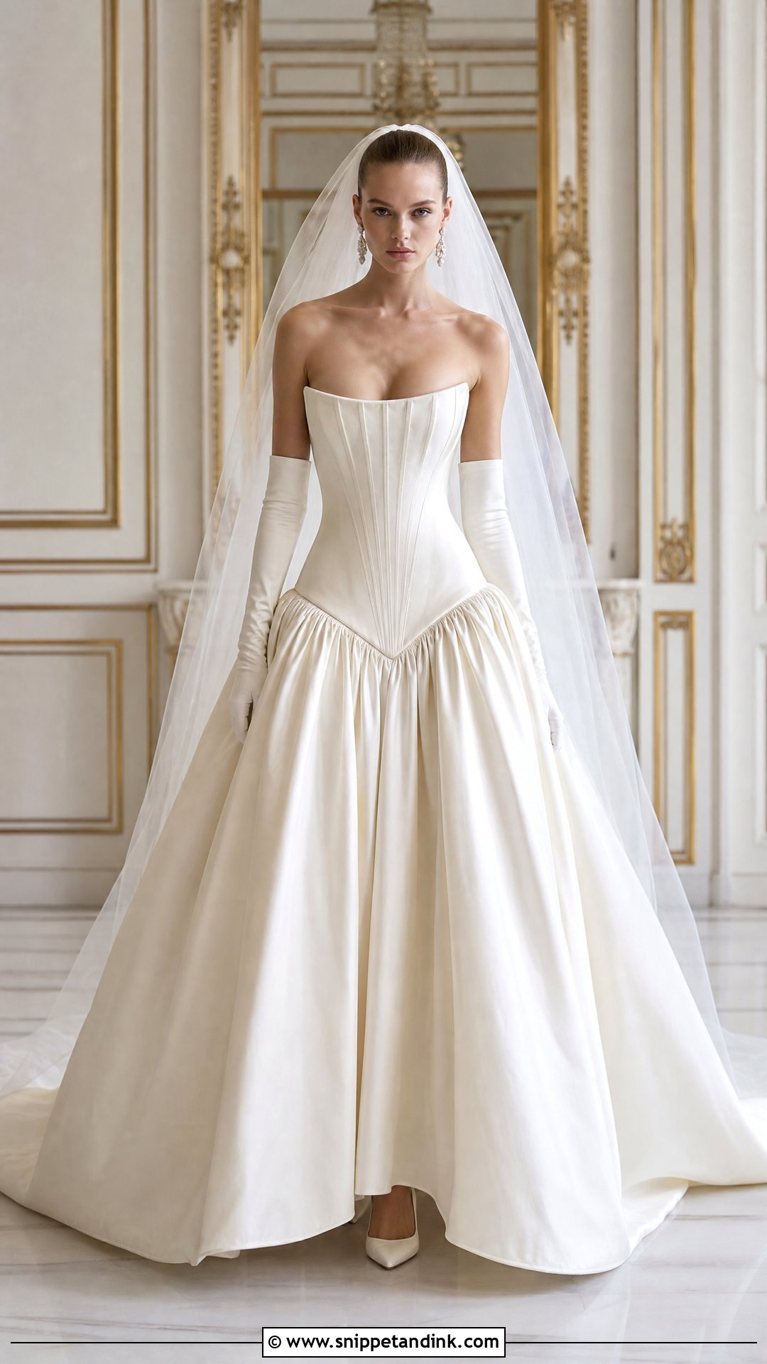 Dior Drop Waist Wedding Gown - Snippet and Ink - 20 Dior Wedding Gown Ideas