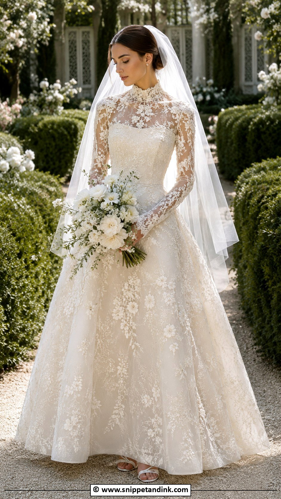 Dior Embroidered Wedding Dress - Snippet and Ink - 30 Dior Wedding Dresses