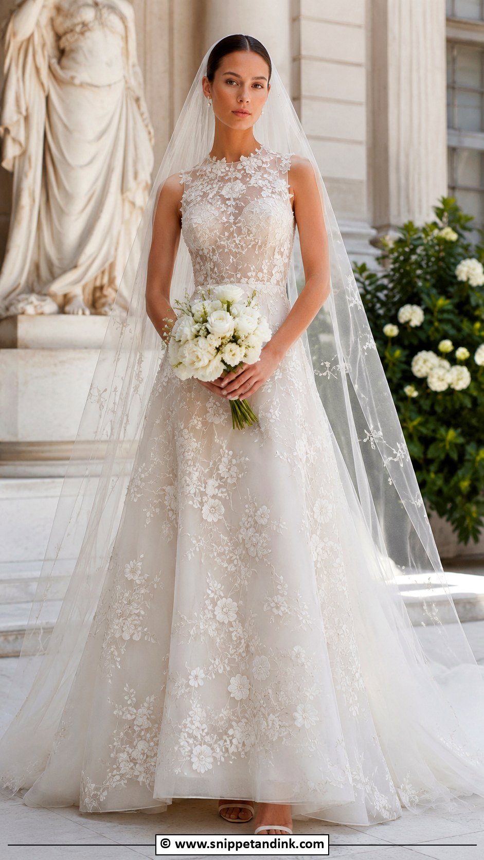Dior Embroidered Wedding Dress - Snippet and Ink - 30 Dior Wedding Dress Ideas