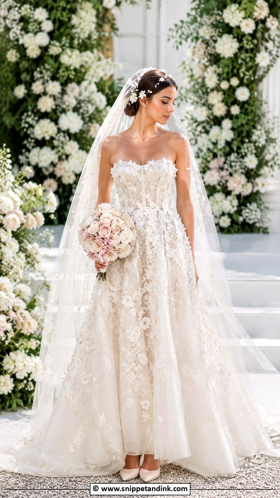 Dior Floral Wedding Dress - Snippet and Ink - 30 Dior Wedding Dresses