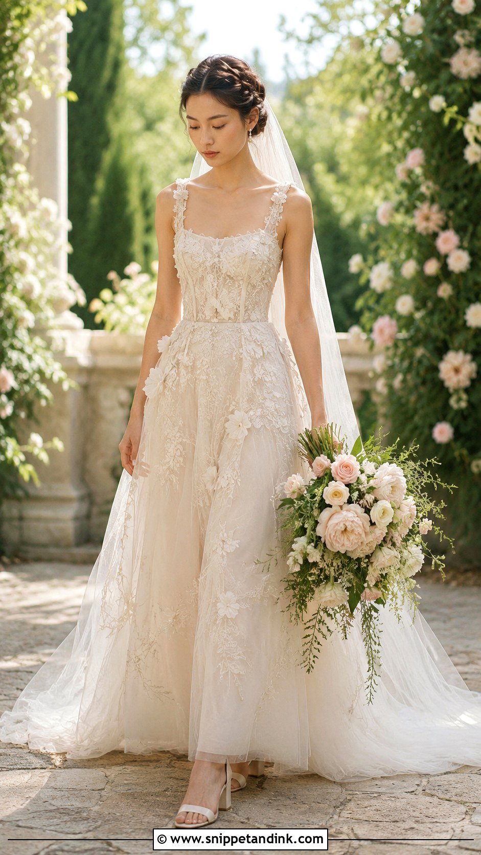 Dior Garden Wedding Dress - Snippet and Ink - 25 Christian Dior Wedding Dress Ideas