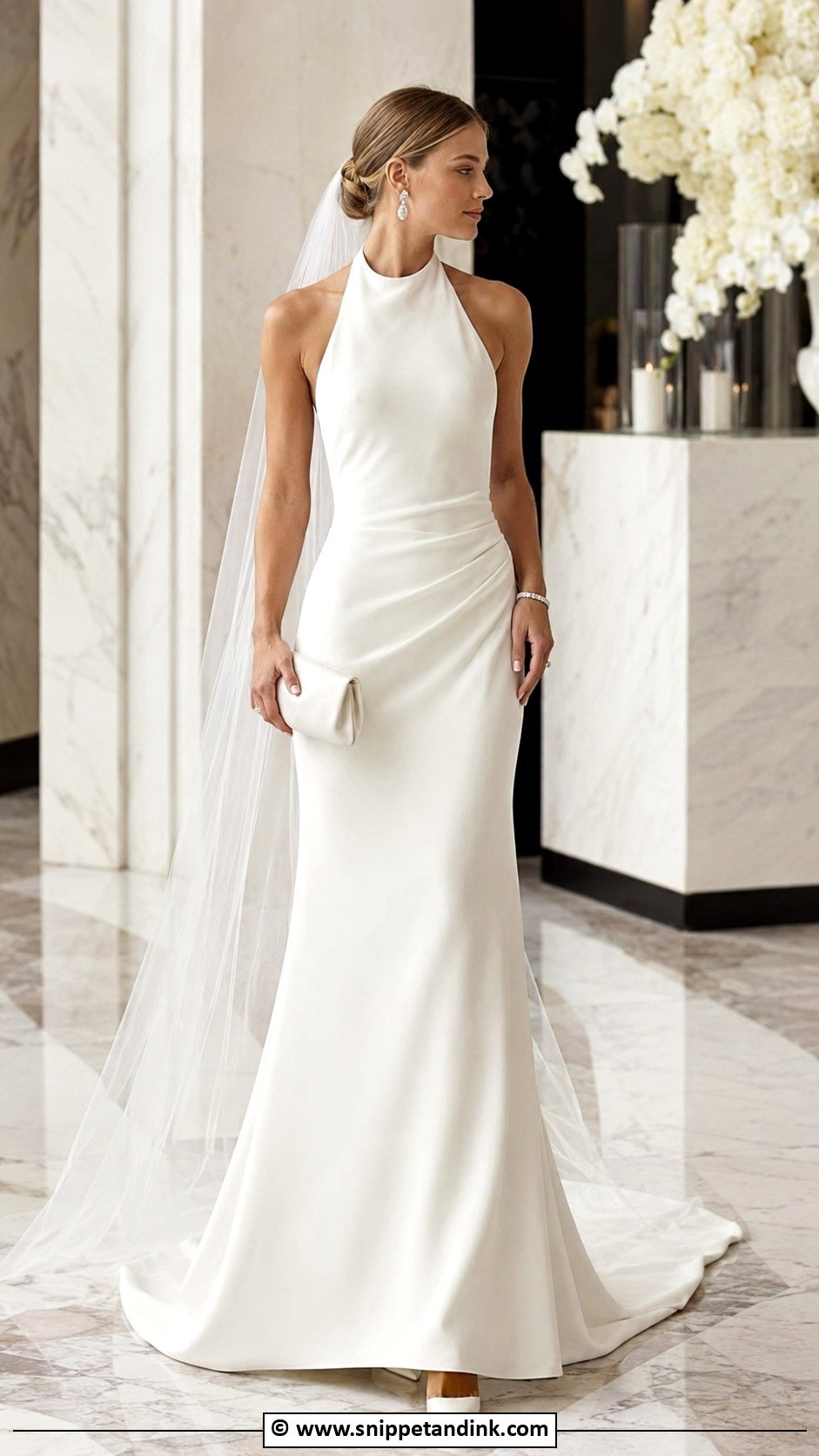 Dior Halter Wedding Dress - Snippet and Ink - 30 Dior Wedding Dresses