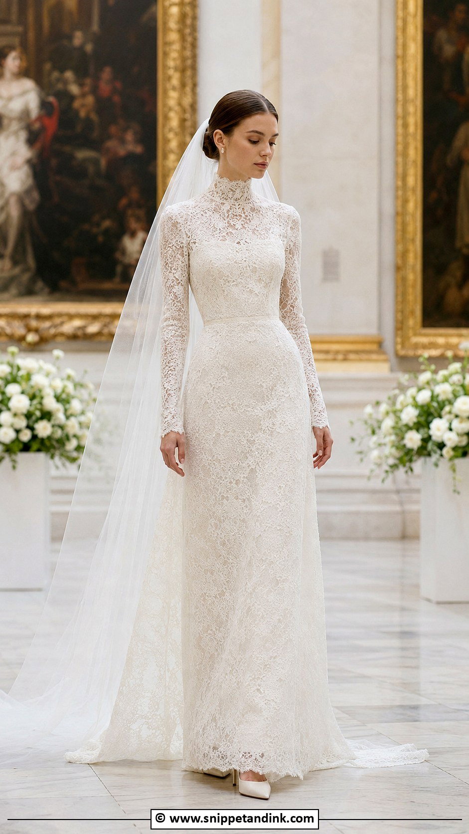 Dior High Neck Wedding Dress - Snippet and Ink - 30 Dior Wedding Dresses