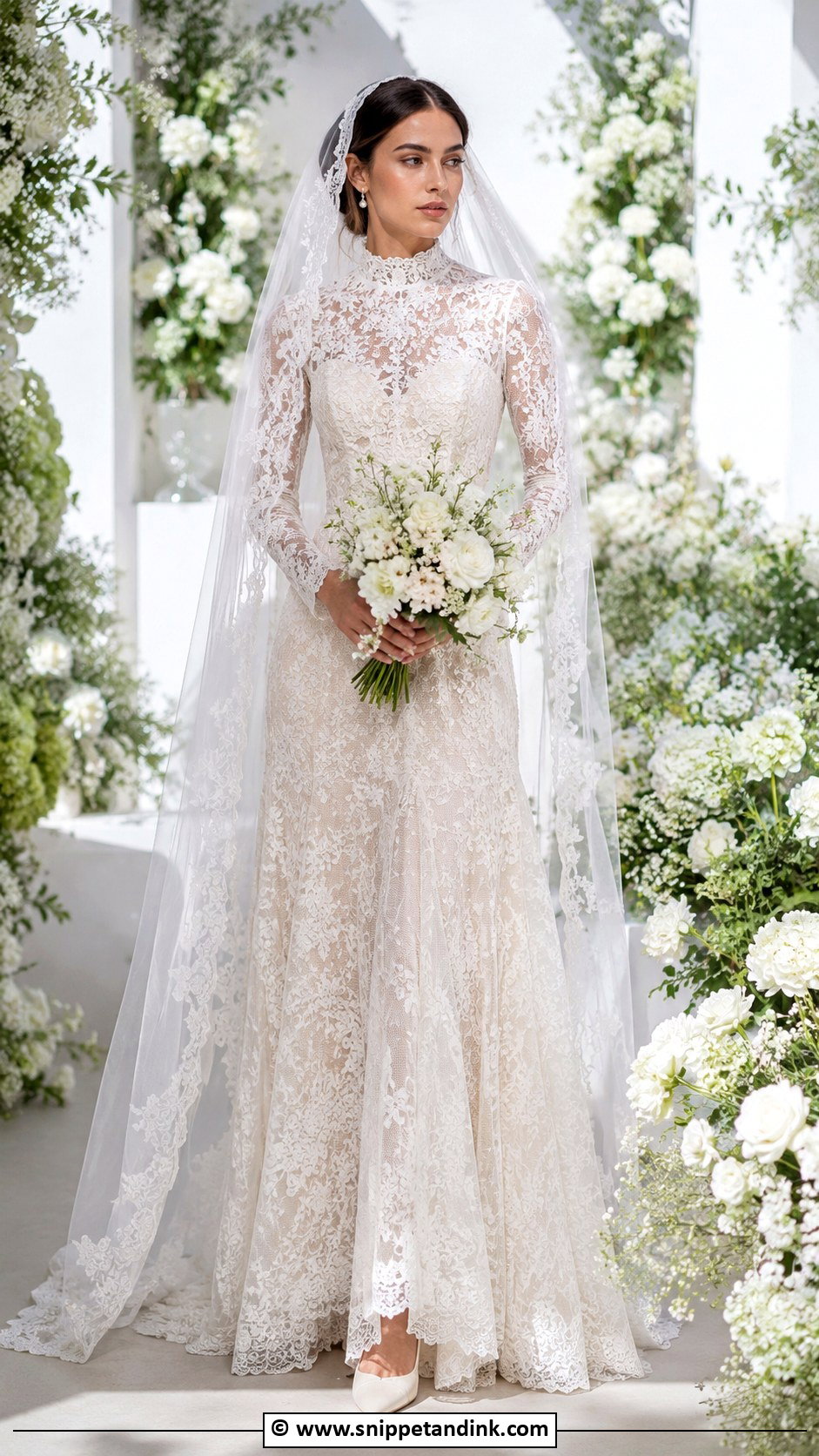 Dior Lace Wedding Dress - Snippet and Ink - 30 Dior Wedding Dress Ideas