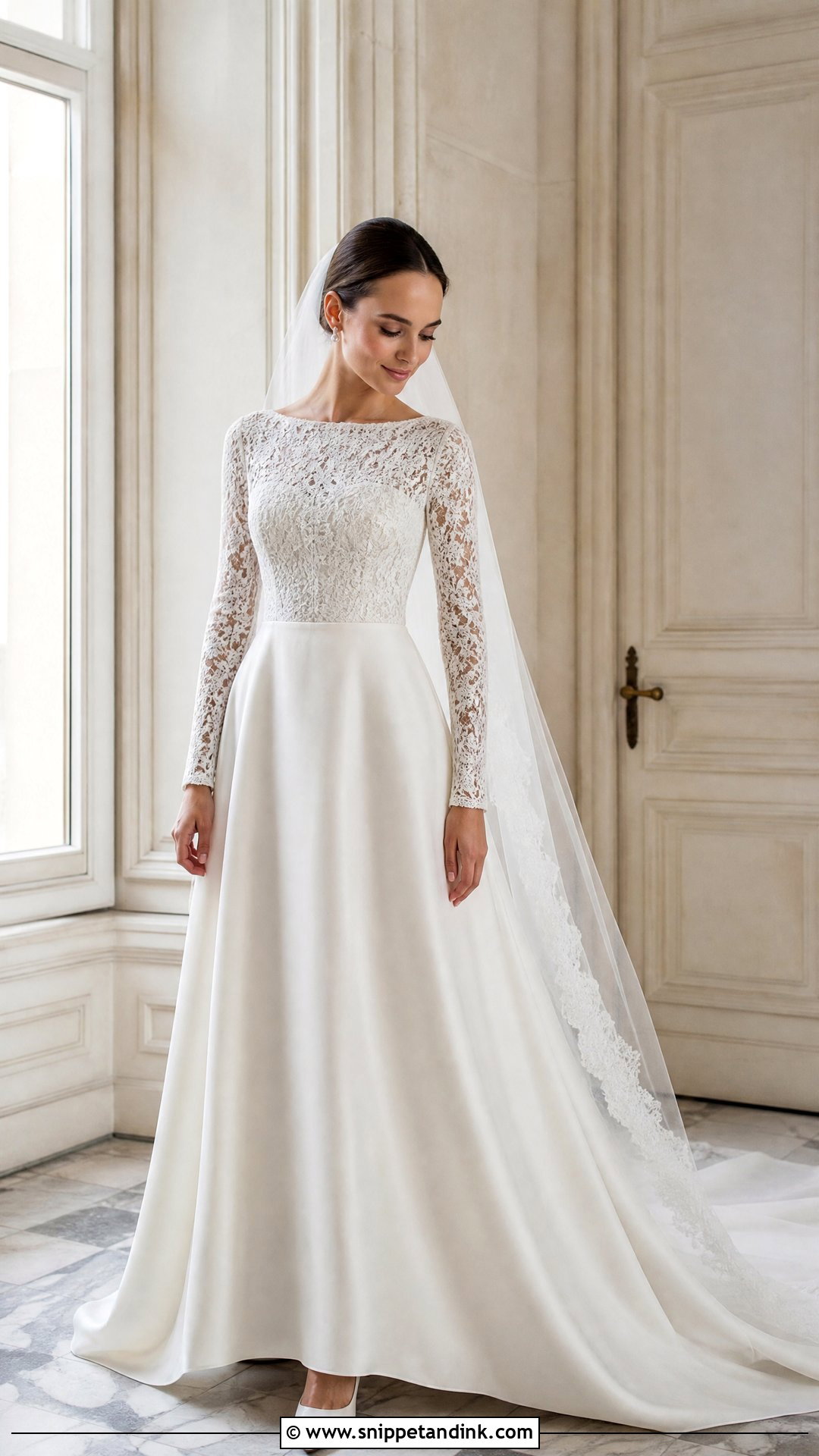Dior Long Sleeve Lace Wedding Gown - Snippet and Ink - 20 Dior Wedding Gown Ideas