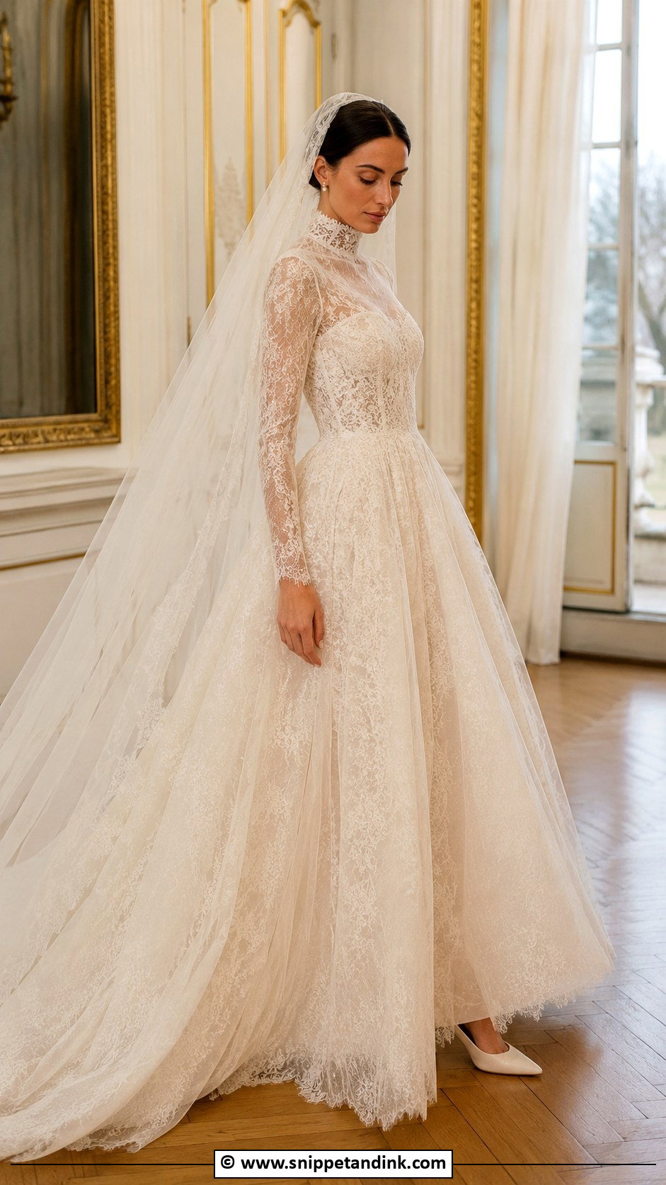 Dior Long Sleeve Wedding Dress - Snippet and Ink - 30 Dior Wedding Dresses