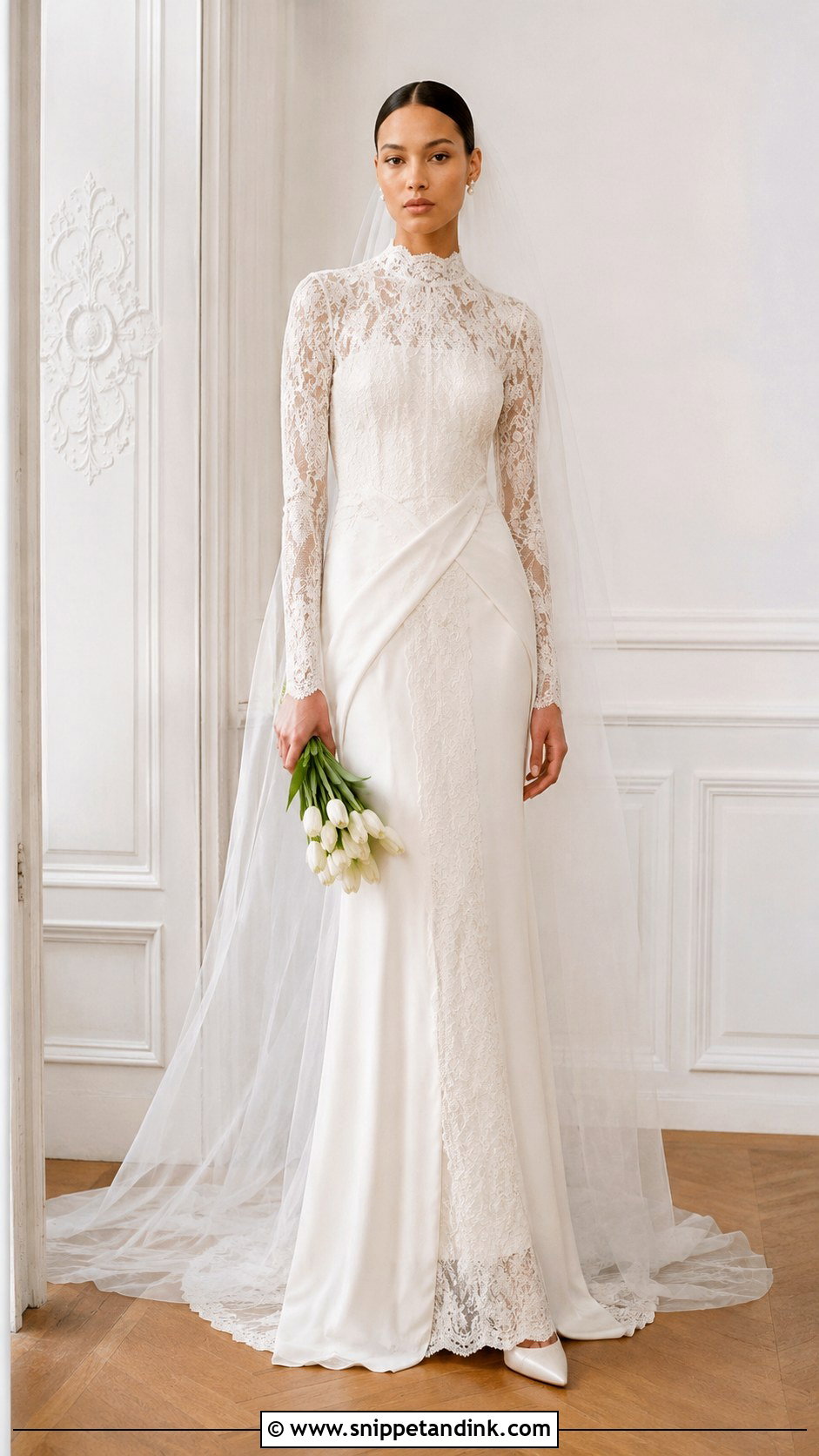 Dior Long Sleeve Wedding Dress - Snippet and Ink - 25 Christian Dior Wedding Dress Ideas