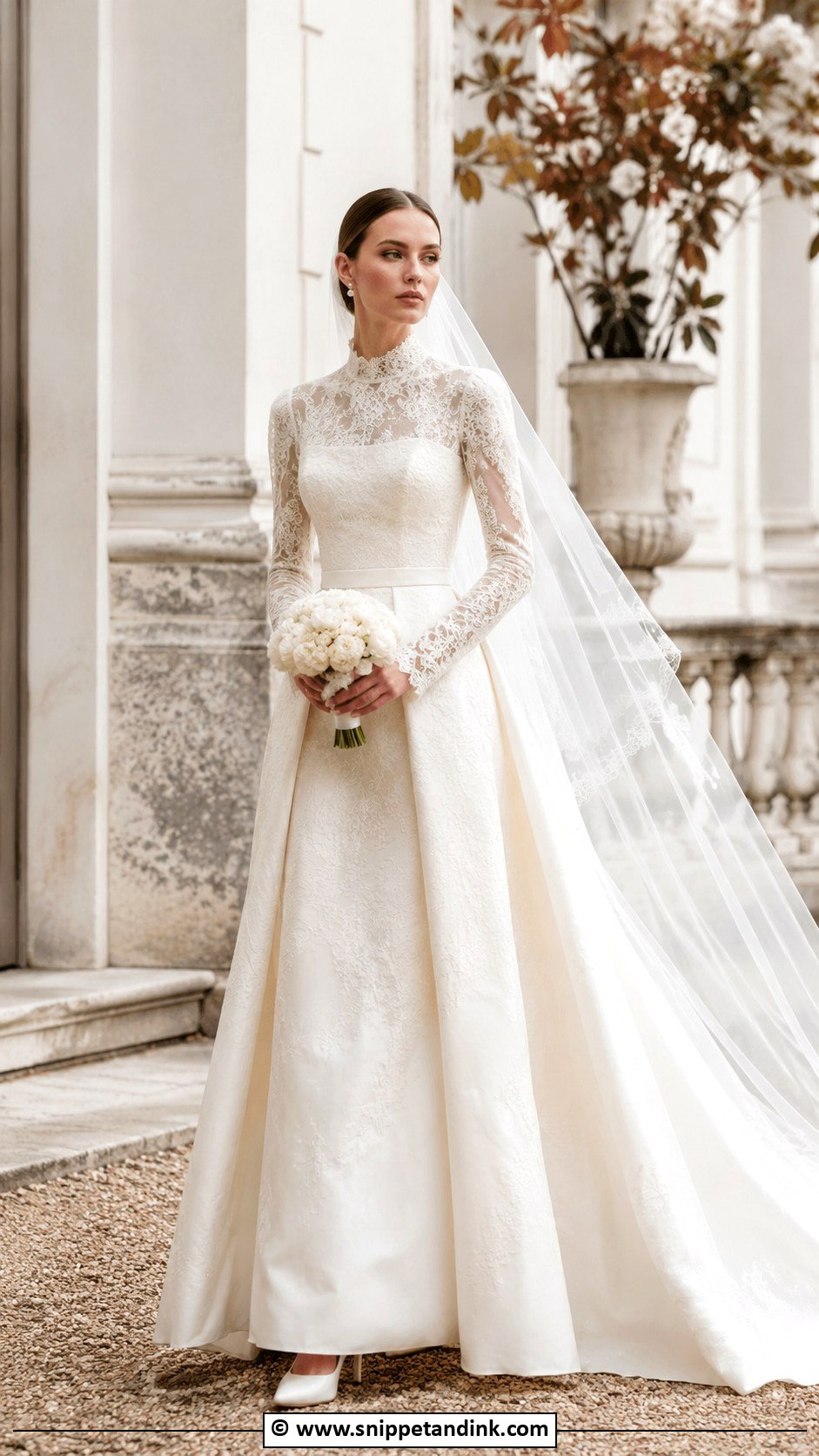 Dior Long Sleeve Wedding Dress - Snippet and Ink - 30 Dior Wedding Dress Ideas