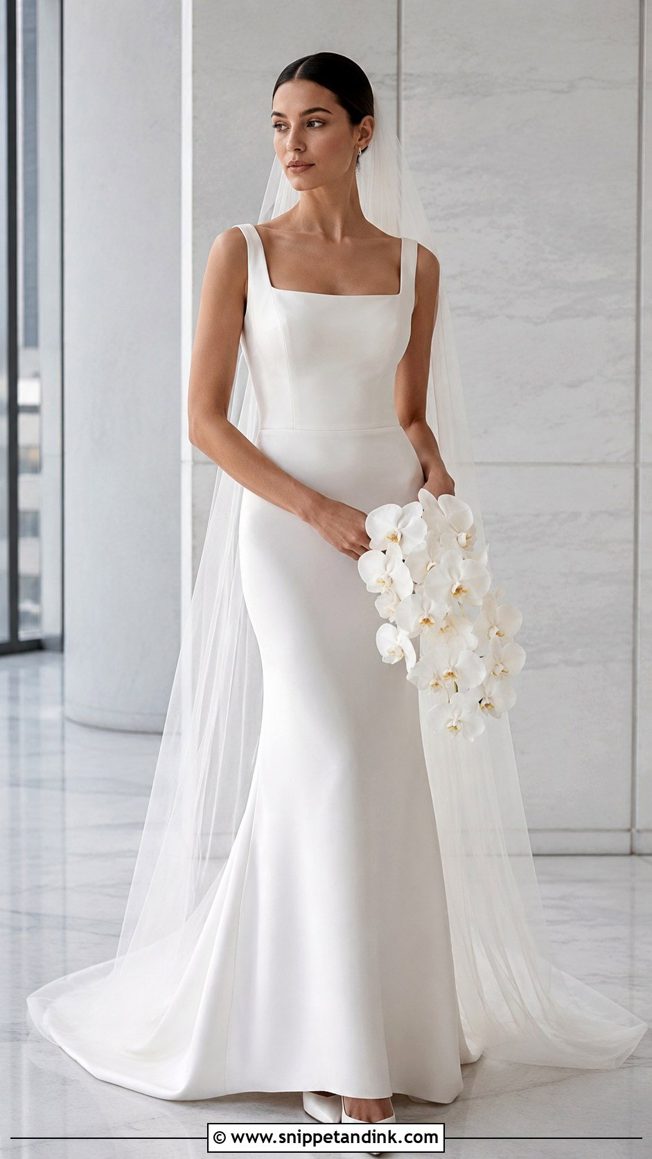 Dior Minimal Wedding Dress - Snippet and Ink - 25 Christian Dior Wedding Dress Ideas