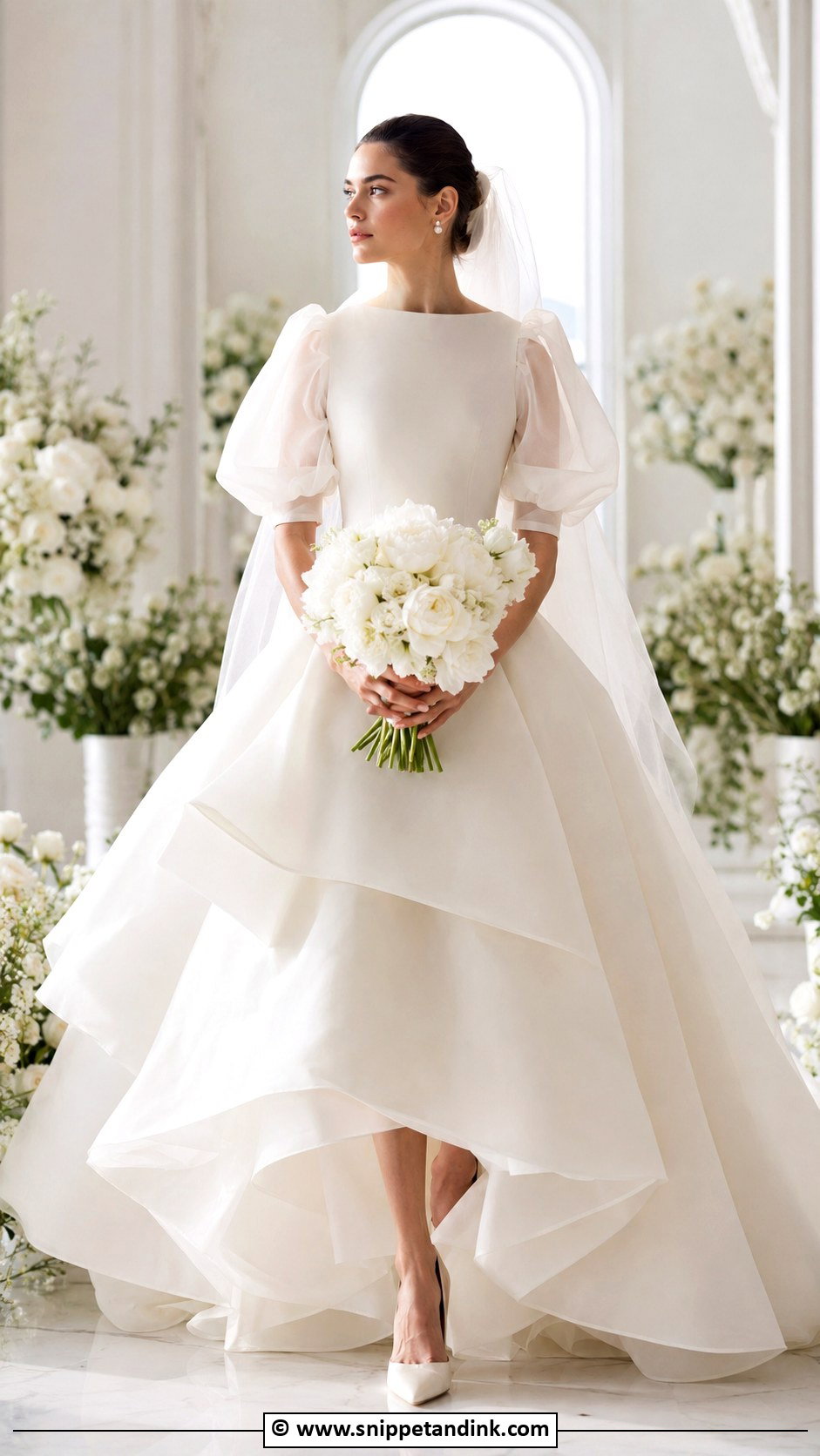 Dior Organza Wedding Dress - Snippet and Ink - 30 Dior Wedding Dresses