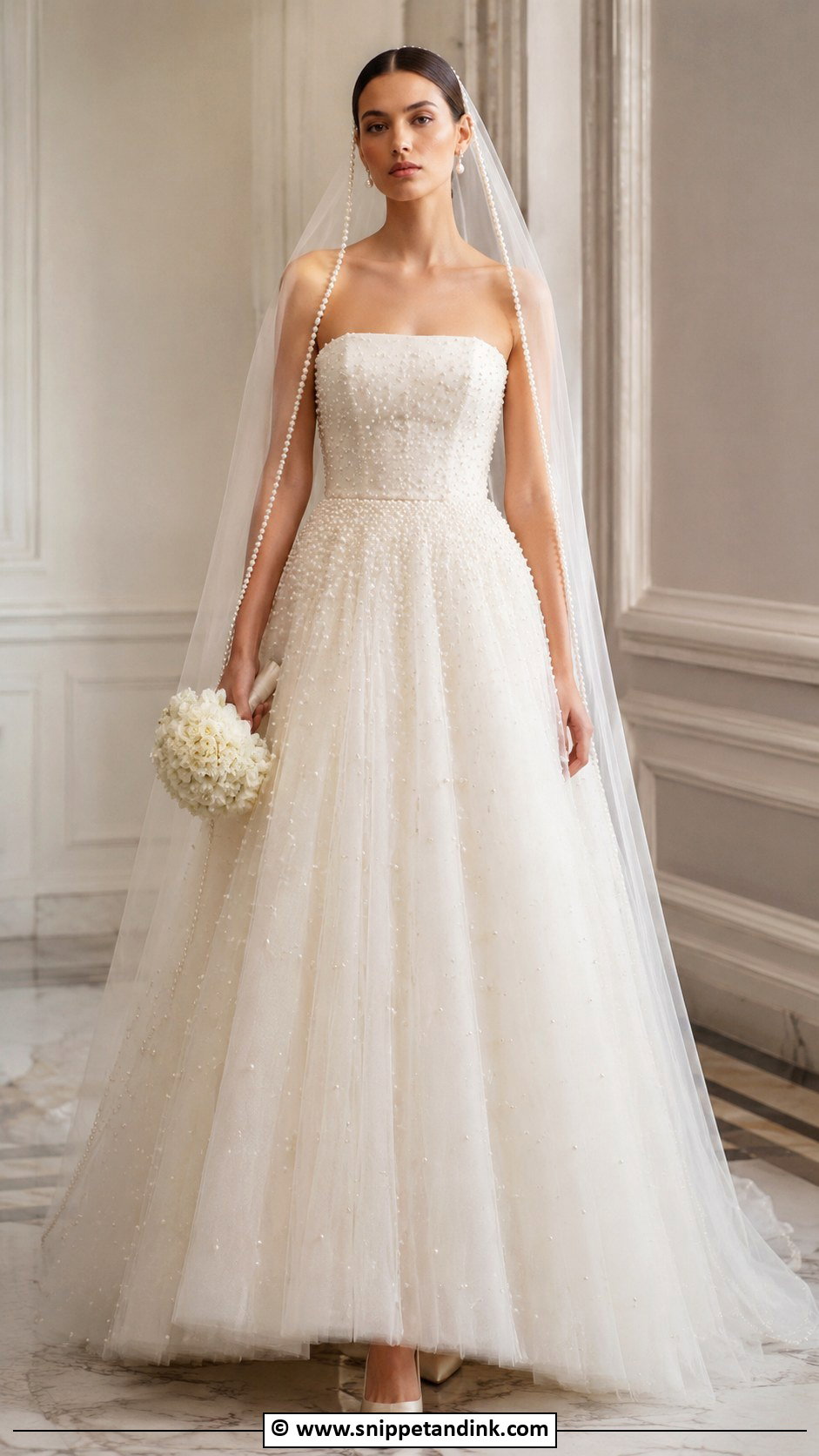 Dior Pearl Wedding Dress - Snippet and Ink - 30 Dior Wedding Dress Ideas