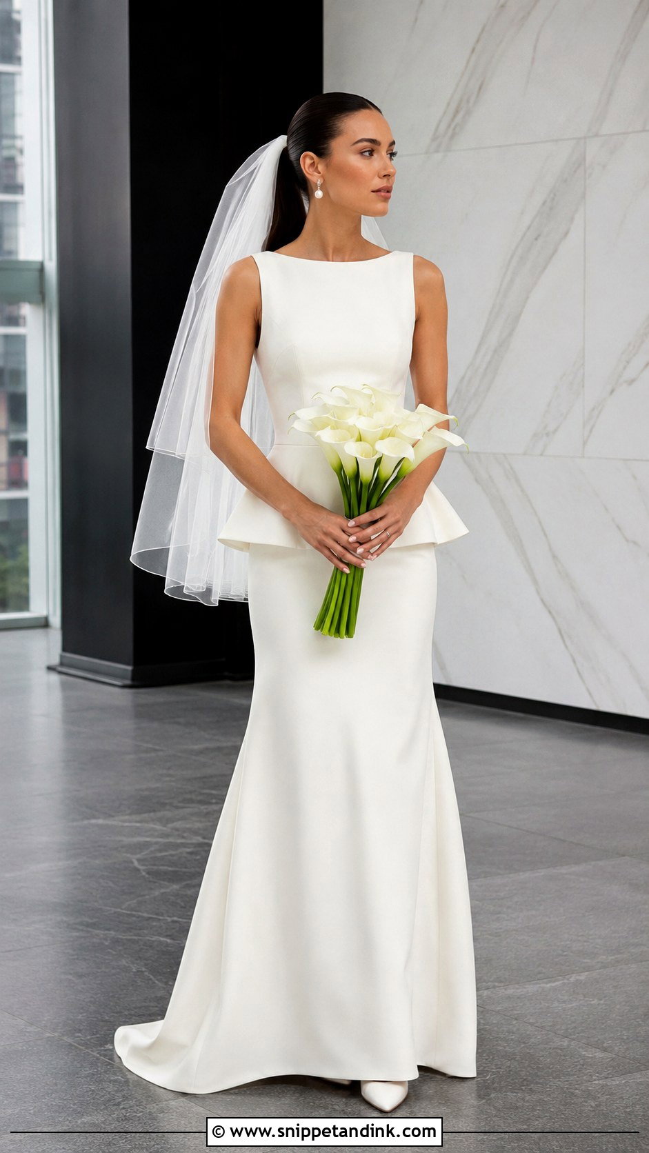 Dior Peplum Wedding Dress - Snippet and Ink - 20 Dior Bridal Dress Ideas