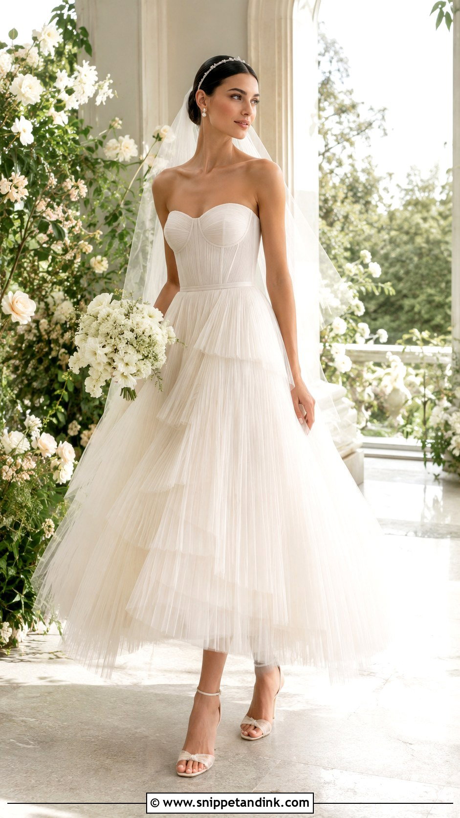 Dior Pleated Tulle Wedding Dress - Snippet and Ink - 20 Dior Bridal Dress Ideas