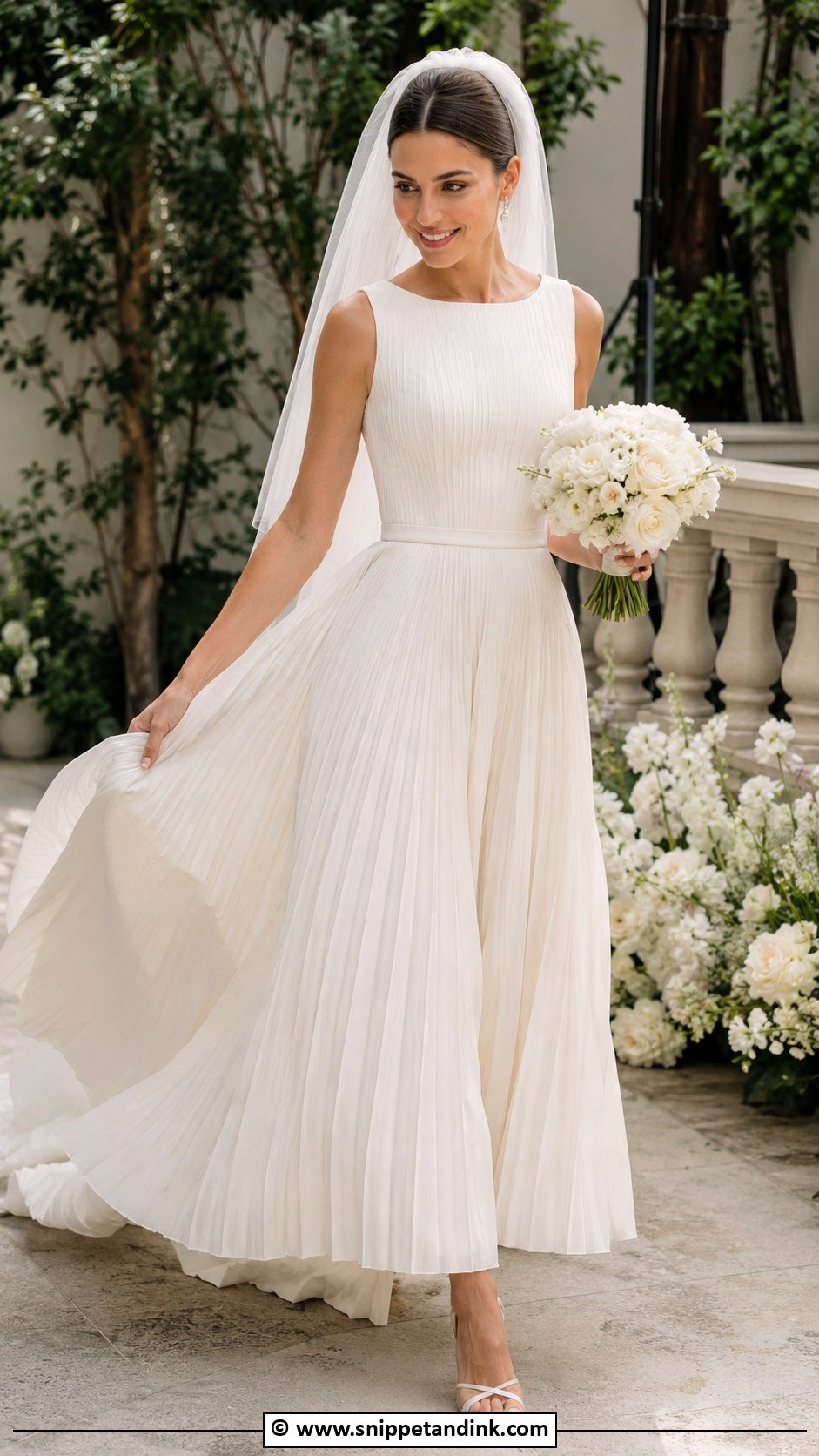 Dior Pleated Wedding Dress - Snippet and Ink - 30 Dior Wedding Dresses
