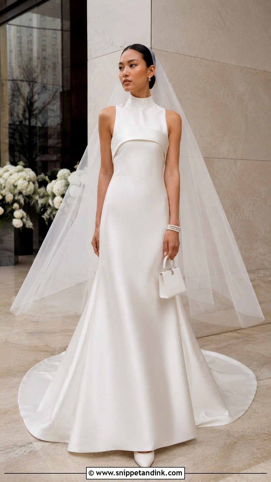 Dior Satin Wedding Dress - Snippet and Ink - 25 Christian Dior Wedding Dress Ideas