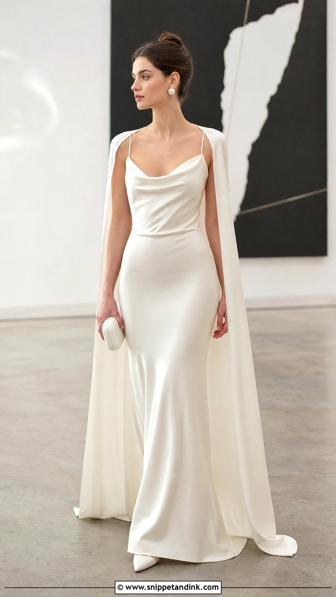Dior Silk Column Wedding Gown - Snippet and Ink - 20 Dior Wedding Gown Ideas