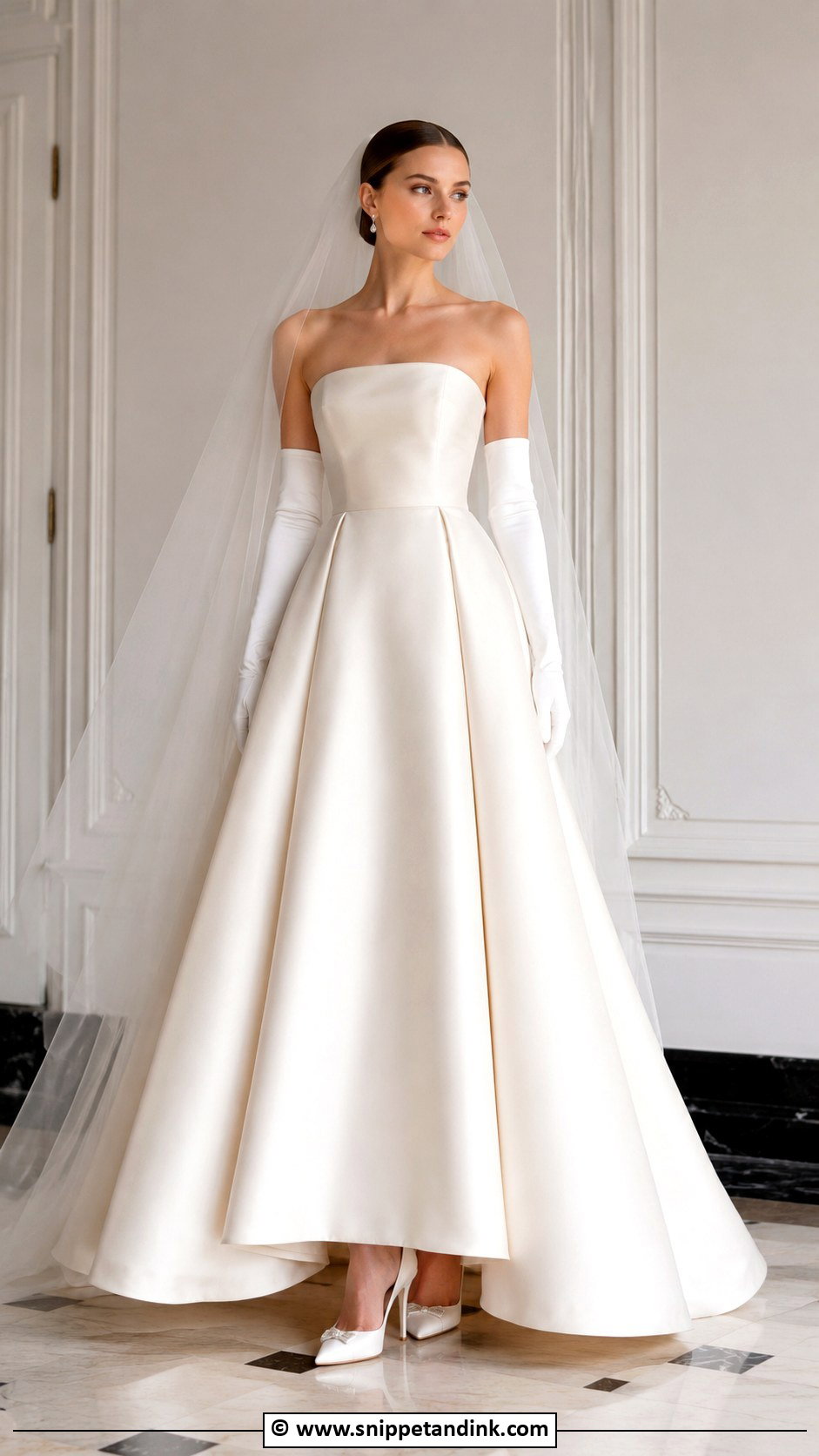 Dior Strapless Wedding Dress - Snippet and Ink - 30 Dior Wedding Dress Ideas