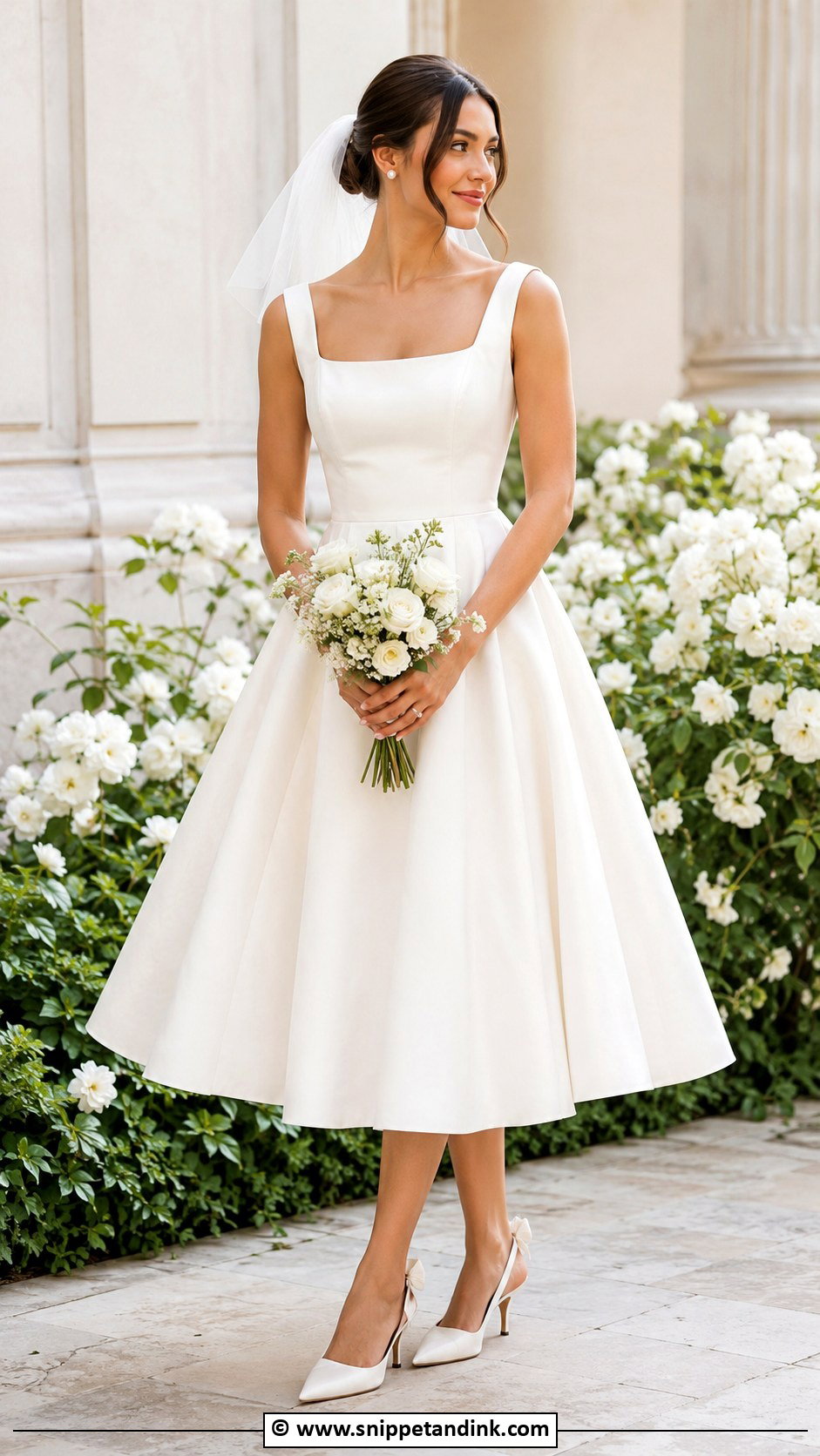 Dior Tea Length Wedding Dress - Snippet and Ink - 30 Dior Wedding Dresses