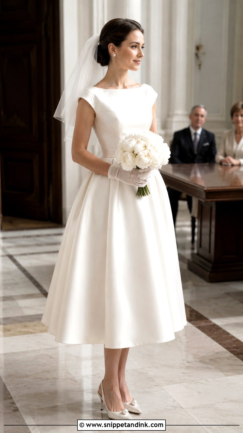 Dior Tea Length Wedding Dress - Snippet and Ink - 20 Dior Bridal Dress Ideas