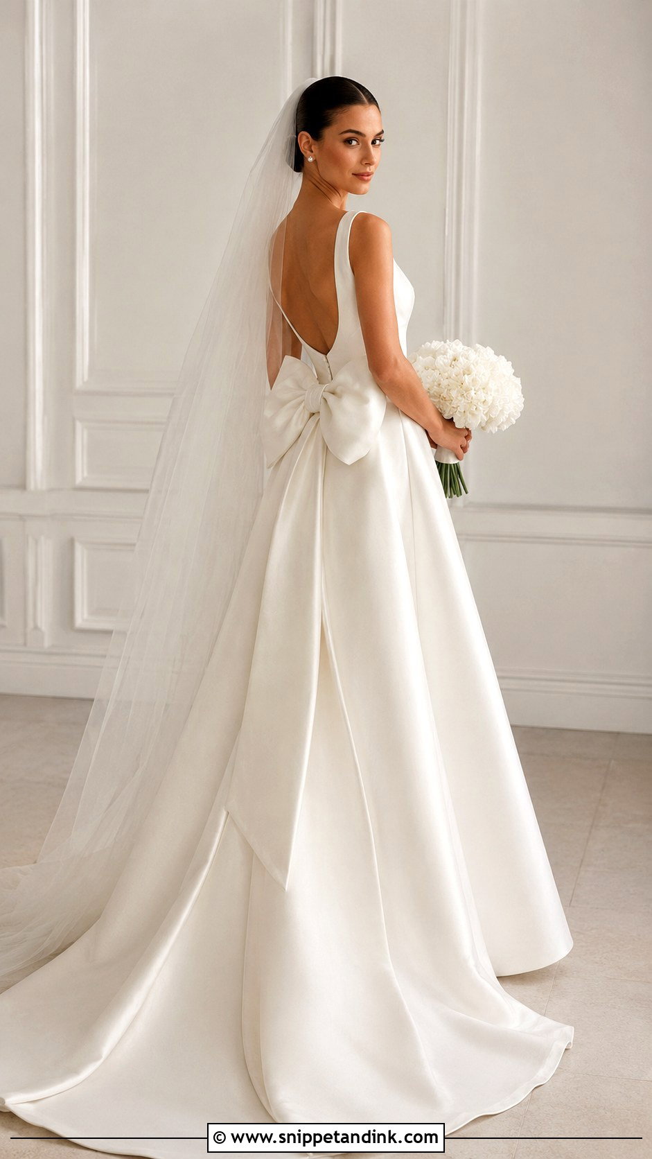 Dior Wedding Dress With Bow - Snippet and Ink - 25 Christian Dior Wedding Dress Ideas