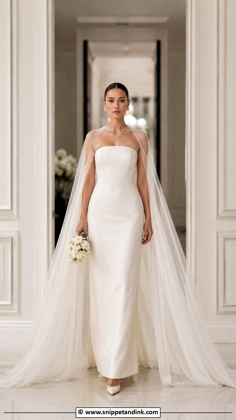 Dior Wedding Dress With Cape - Snippet and Ink - 30 Dior Wedding Dress Ideas
