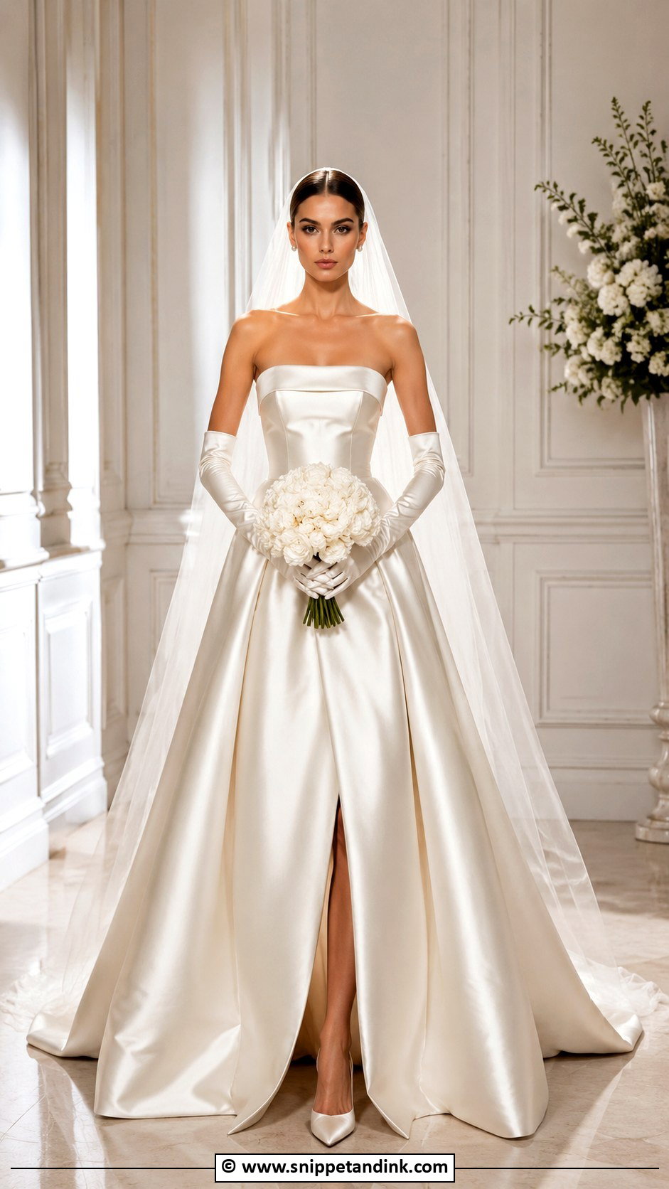 Dior Wedding Dress With Gloves - Snippet and Ink - 30 Dior Wedding Dress Ideas