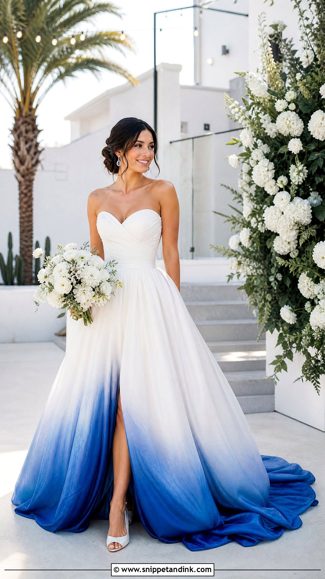 Dip Dye Ombre Wedding Dress - Snippet and Ink - 25 Ombre Wedding Dress Ideas