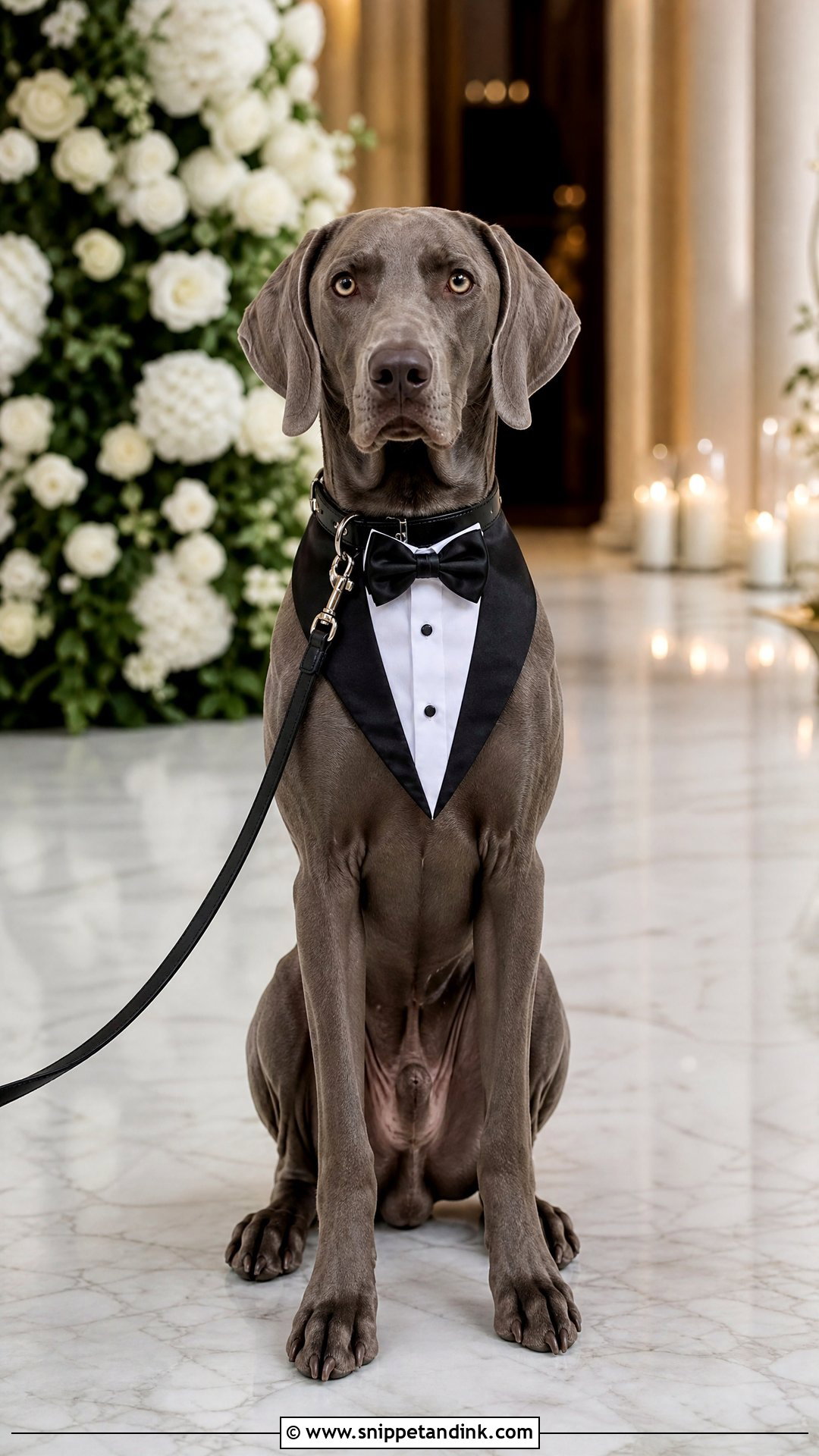 Dog Wedding Black Tie Outfit - Snippet and Ink - 25 Dog Wedding Outfits