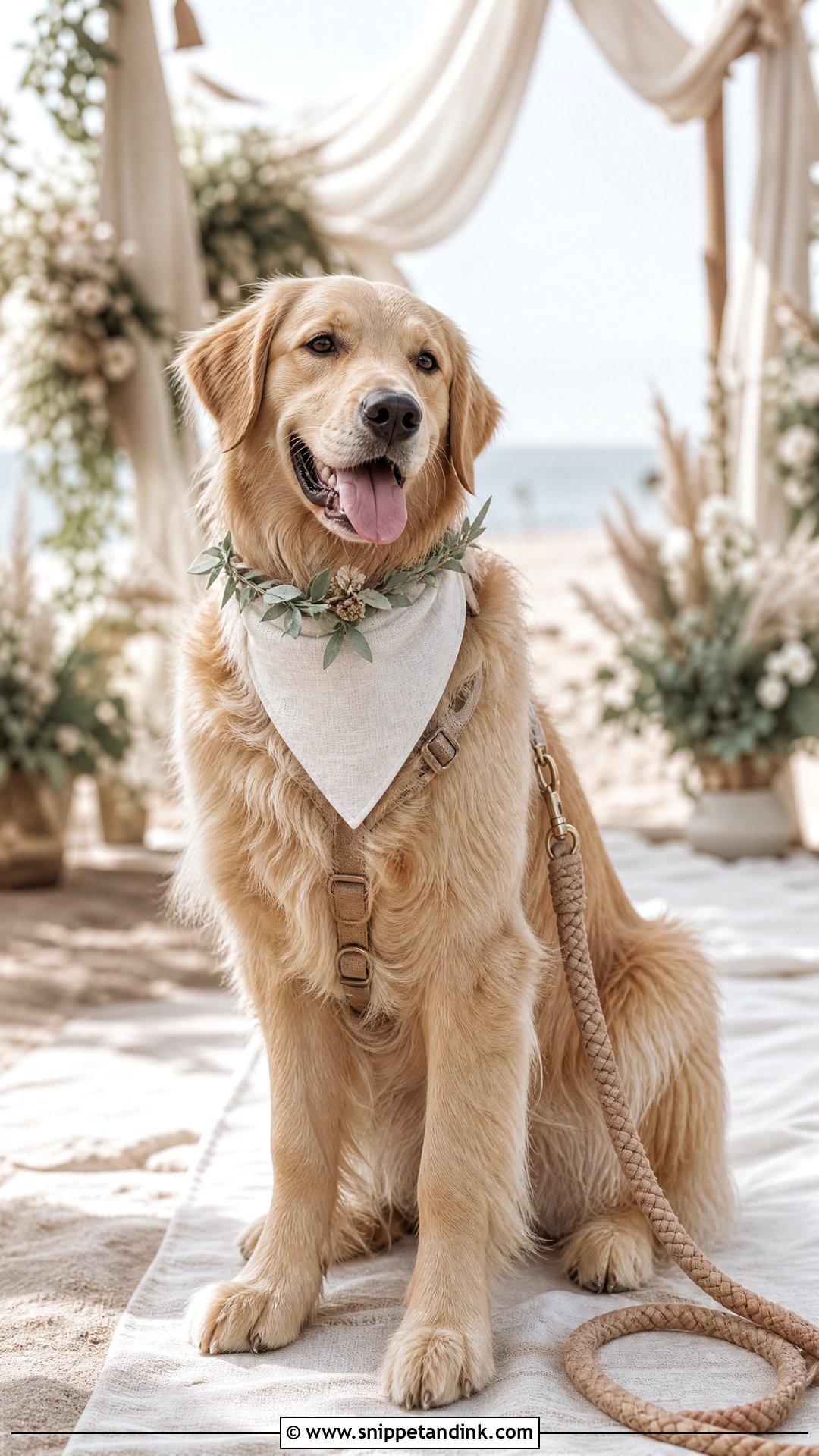 Dog Wedding Boho Outfit - Snippet and Ink - 25 Dog Wedding Outfits