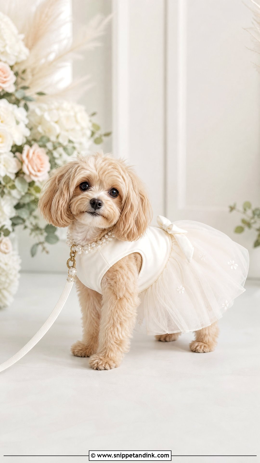Dog Wedding Dress Outfit - Snippet and Ink - 25 Dog Wedding Outfits