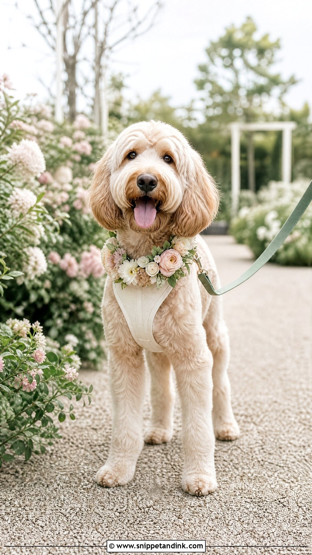 Dog Wedding Garden Outfit - Snippet and Ink - 25 Dog Wedding Outfits