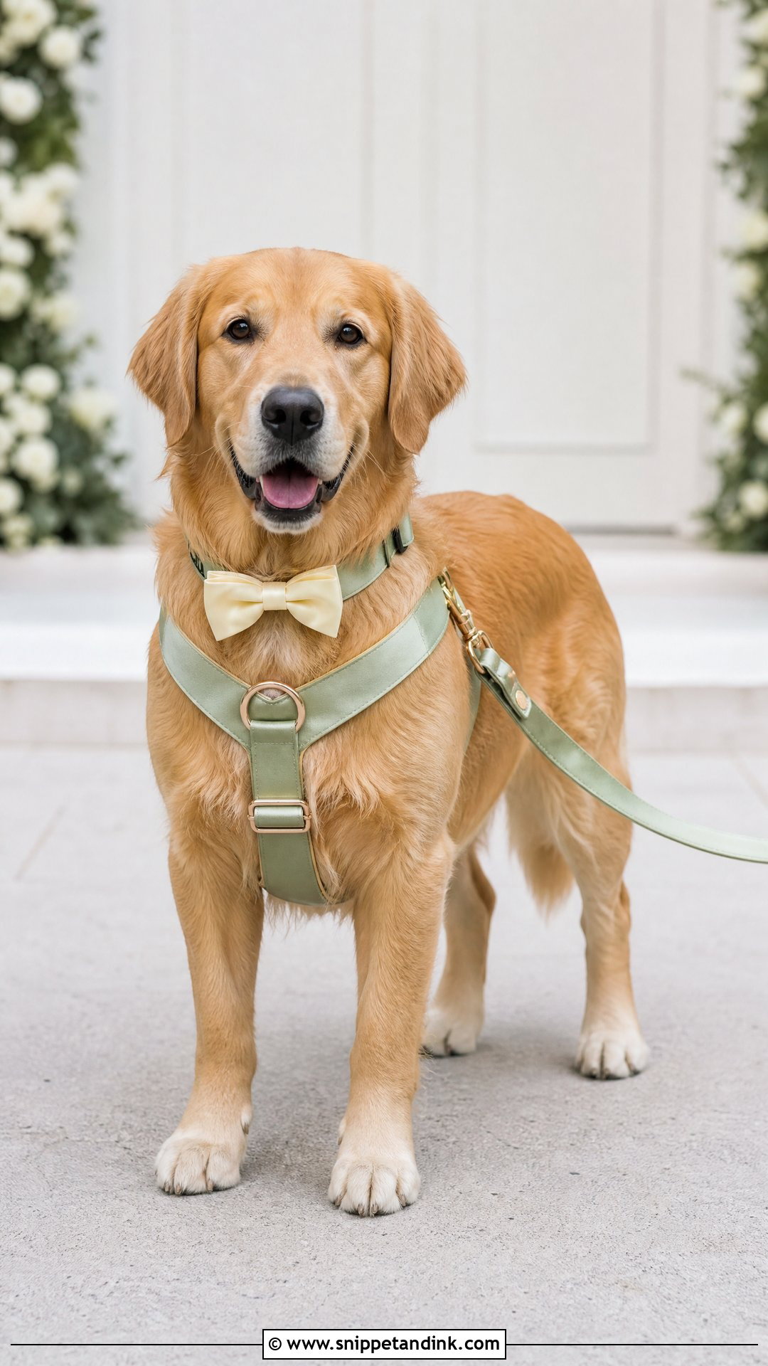 Dog Wedding Harness Outfit - Snippet and Ink - 25 Dog Wedding Outfits
