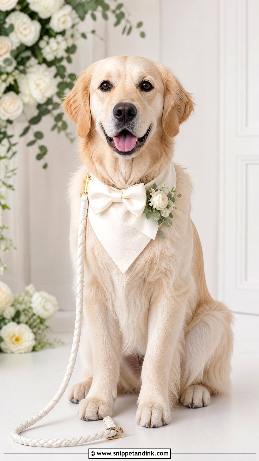 Dog Wedding Photo Shoot Outfit - Snippet and Ink - 25 Dog Wedding Outfits