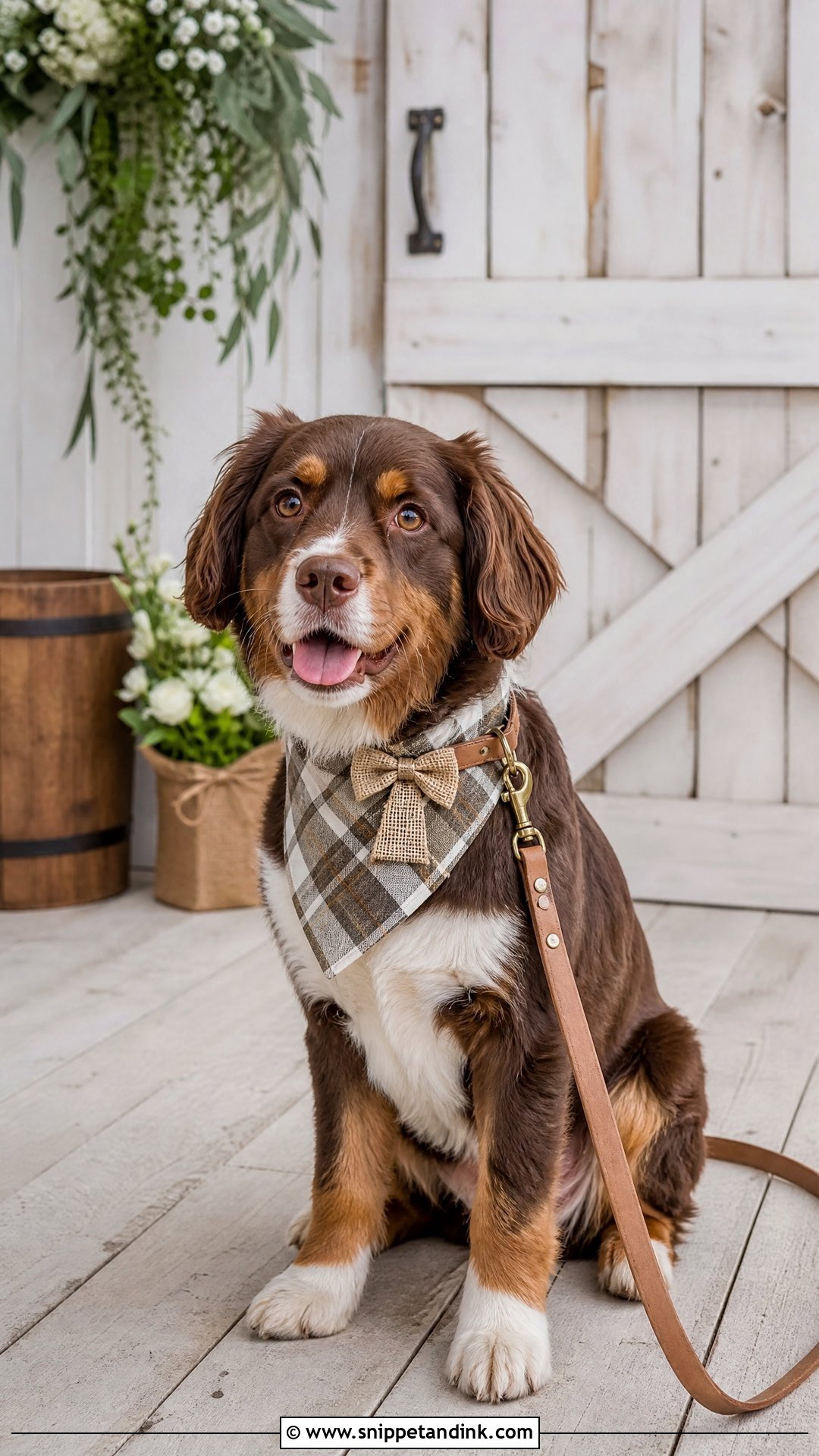 Dog Wedding Rustic Outfit - Snippet and Ink - 25 Dog Wedding Outfits