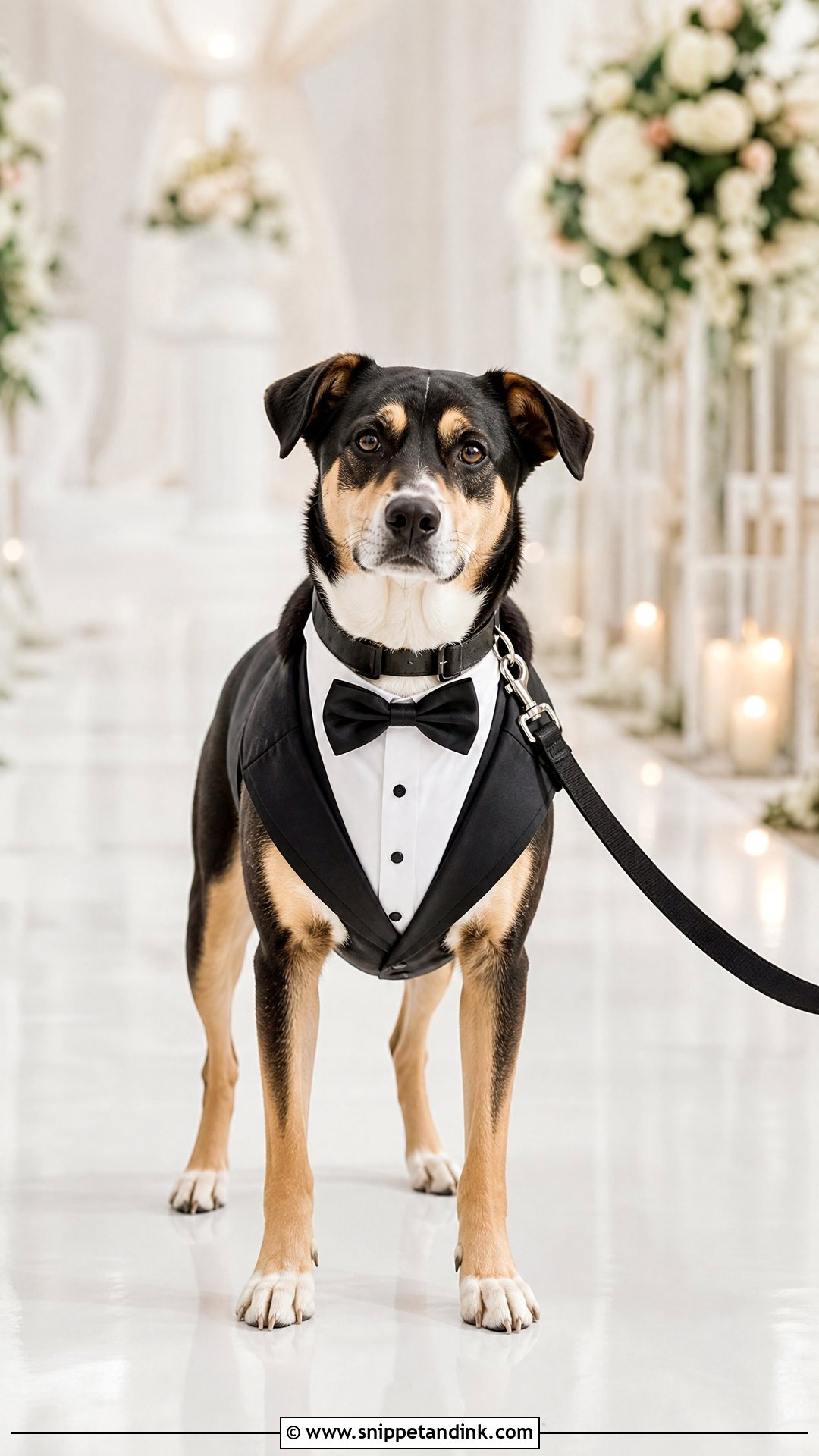 Dog Wedding Tuxedo Outfit - Snippet and Ink - 25 Dog Wedding Outfits