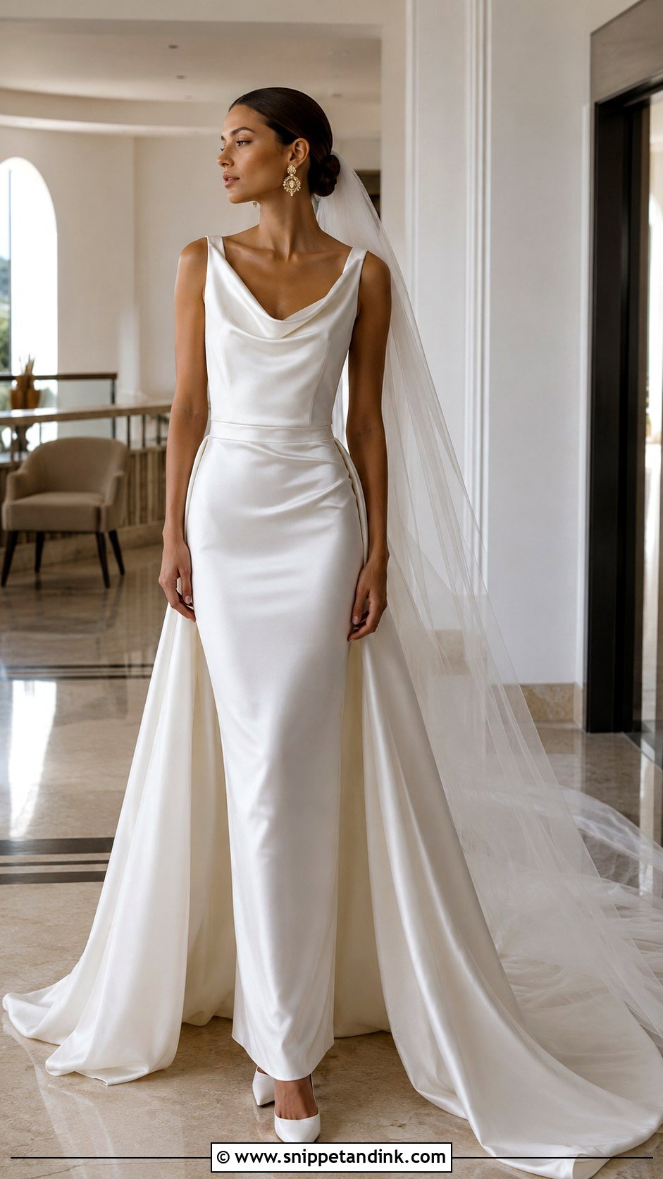 Dolce and Gabbana Satin Column Wedding Dress - Snippet and Ink - 20 Dolce and Gabbana Wedding Dress Ideas