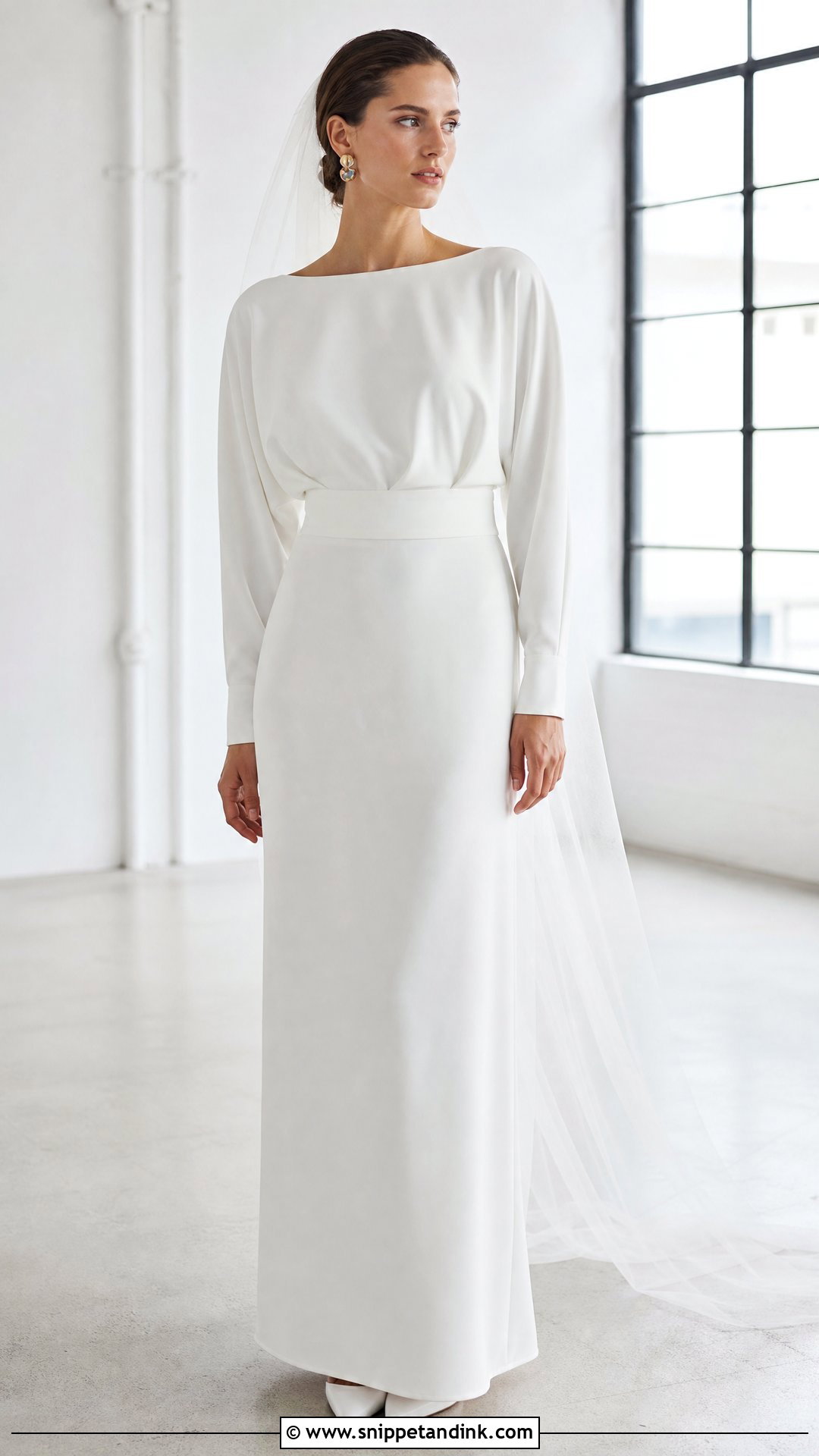 Dolman Sleeve Wedding Dress - Snippet and Ink - 20 Simple Wedding Dress Sleeves