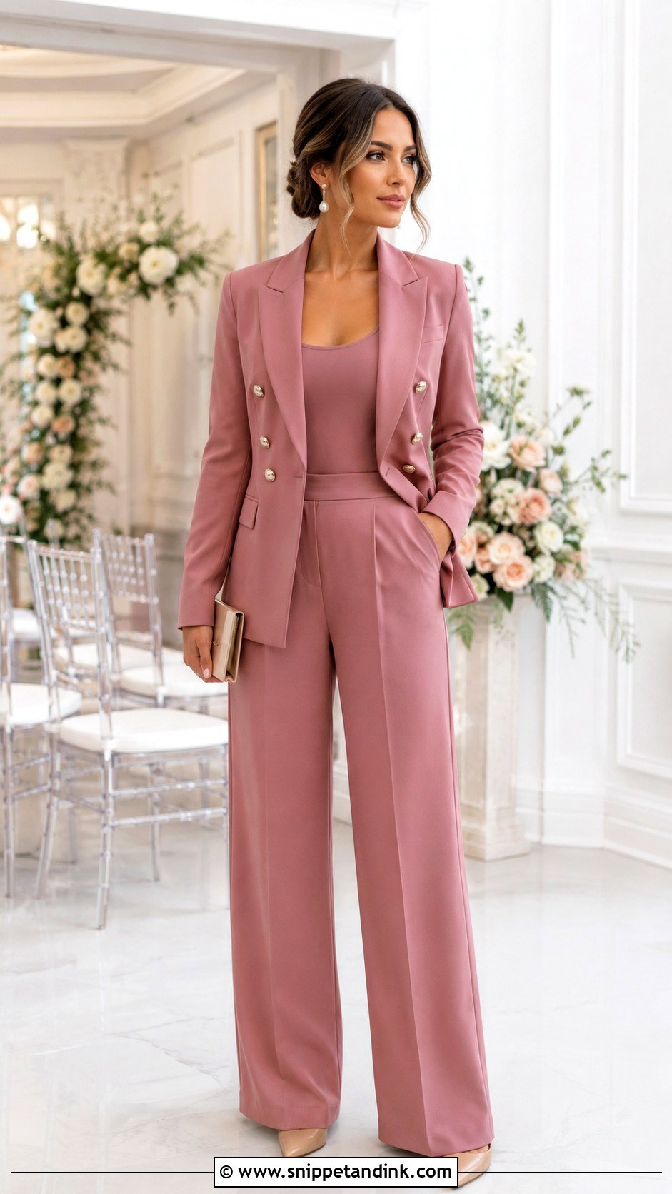 Double Breasted Maid of Honor Suit - Snippet and Ink - 20 Maid of Honor Suit Ideas