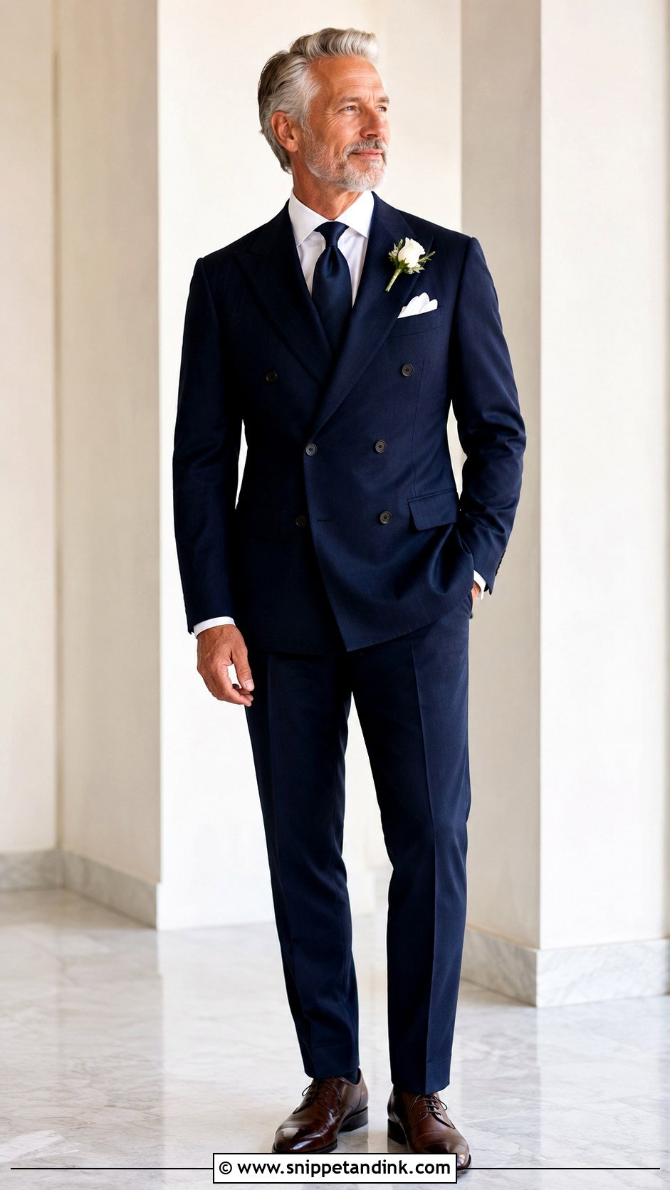 Double Breasted Suit Father Of The Bride Outfit - Snippet and Ink - 30 Father of the Bride Outfit Ideas