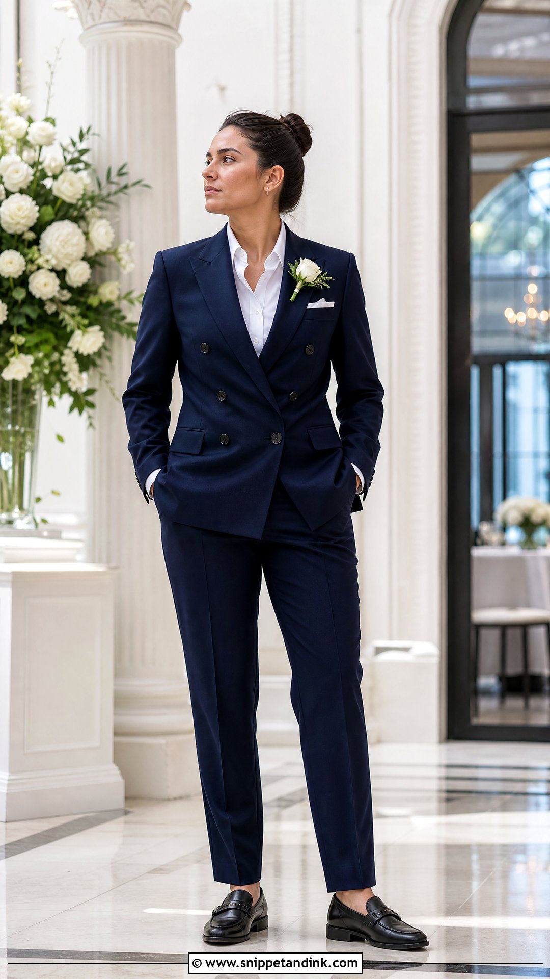 Double Breasted Suit Masc Wedding Outfit - Snippet and Ink - 25 Masc Wedding Outfits