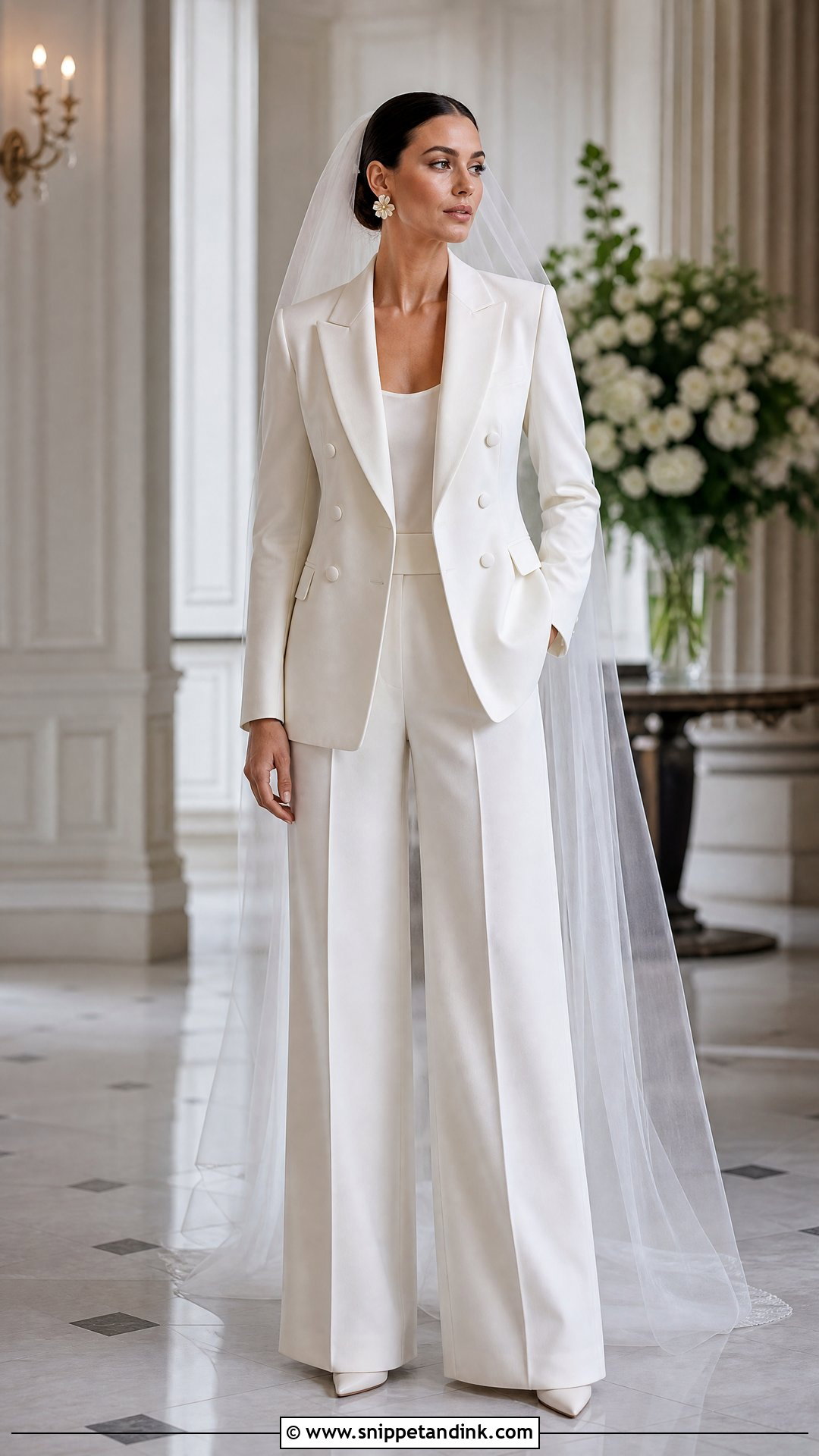 Double Breasted Wedding Suit - Snippet and Ink - 20 Wedding Dress Suits for Bride