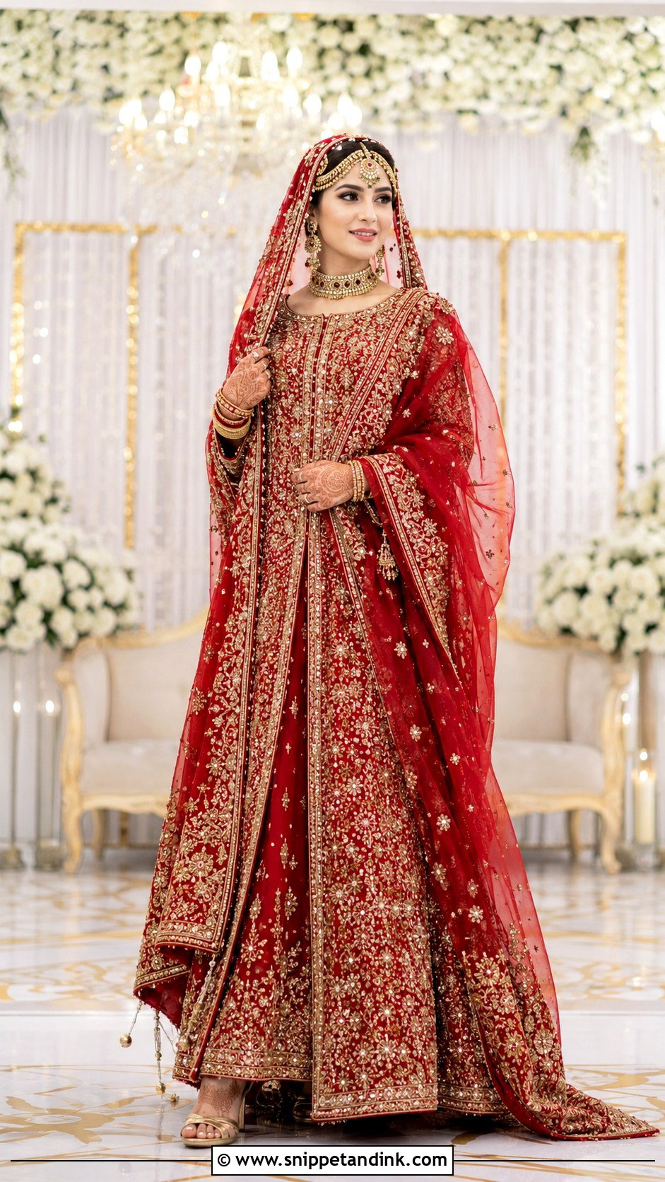 Double Dupatta Bridal Lehenga Pakistan - Snippet and Ink - 25 Bridal Dresses Pakistan